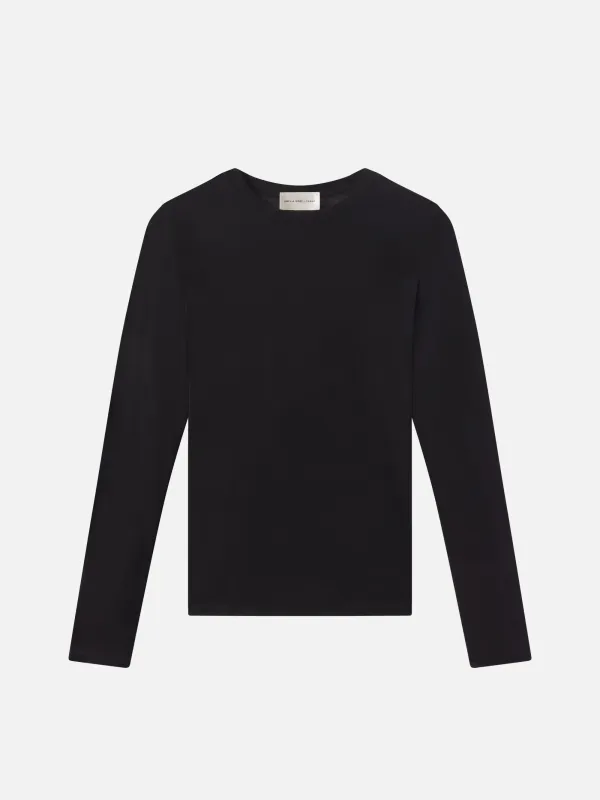 The Ghost Tunic -- Black made by Frame Denim