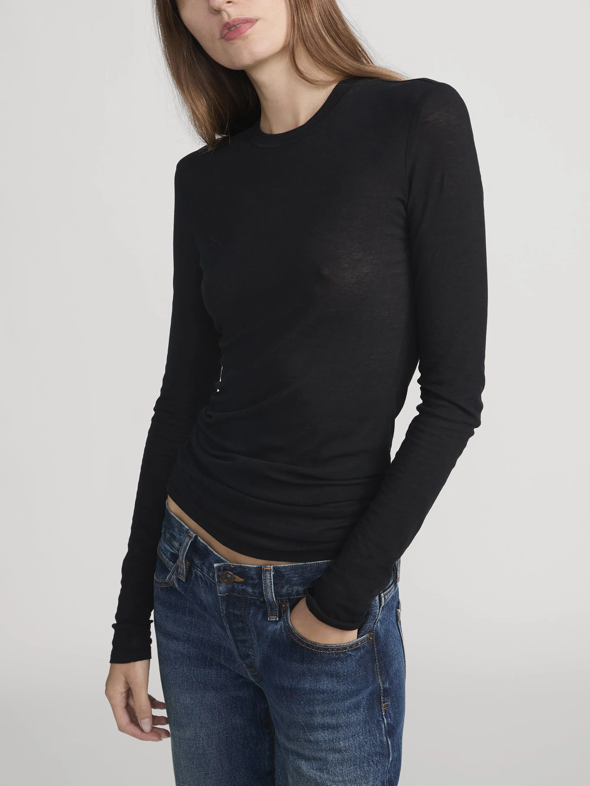 The Ghost Tunic -- Black sold by Frame Denim product image thumbnail 5