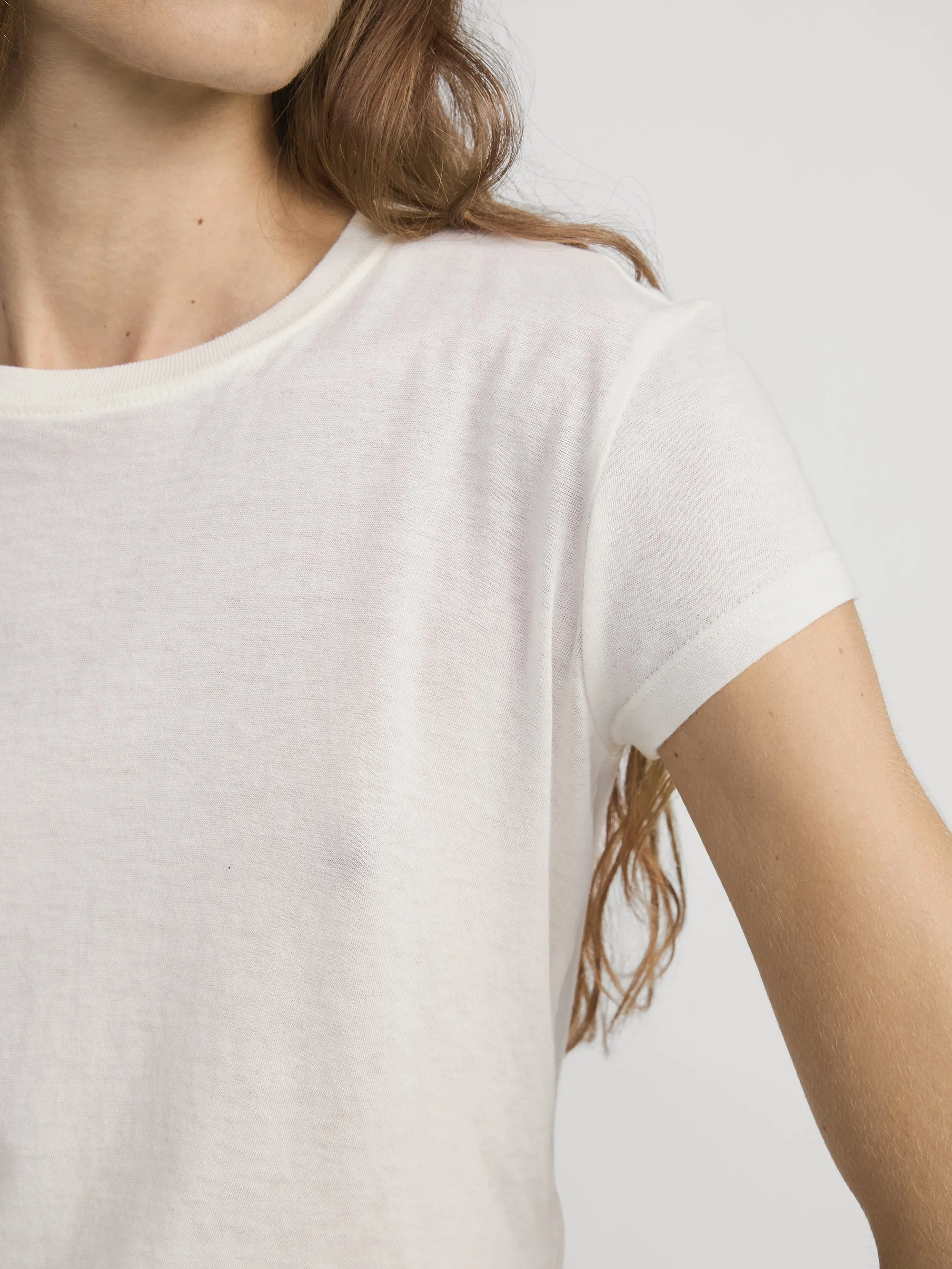 The Ghost Tee -- Cream sold by Frame Denim product image thumbnail 4