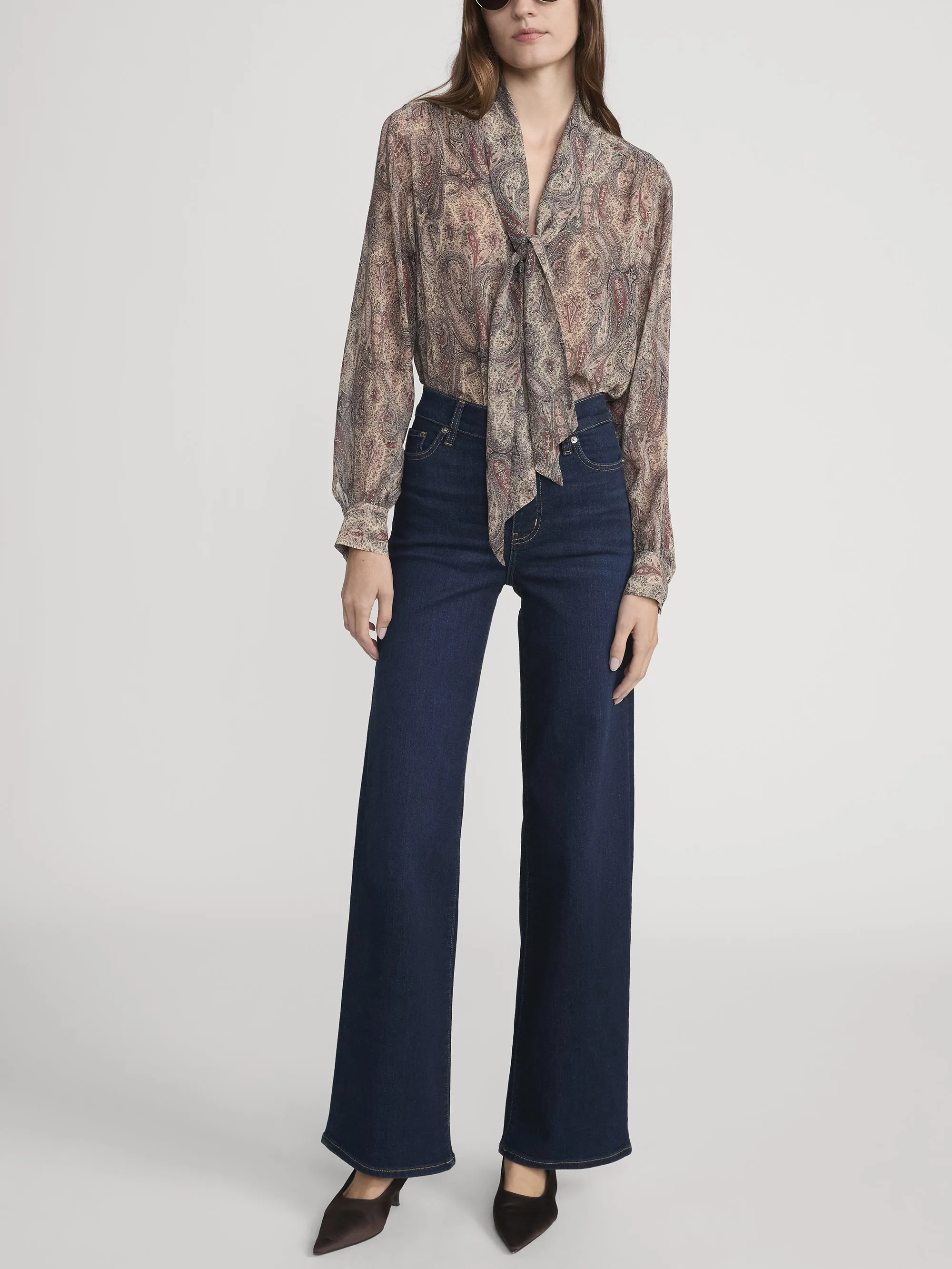 Le Slim Palazzo -- Fairway sold by Frame Denim product image thumbnail 2