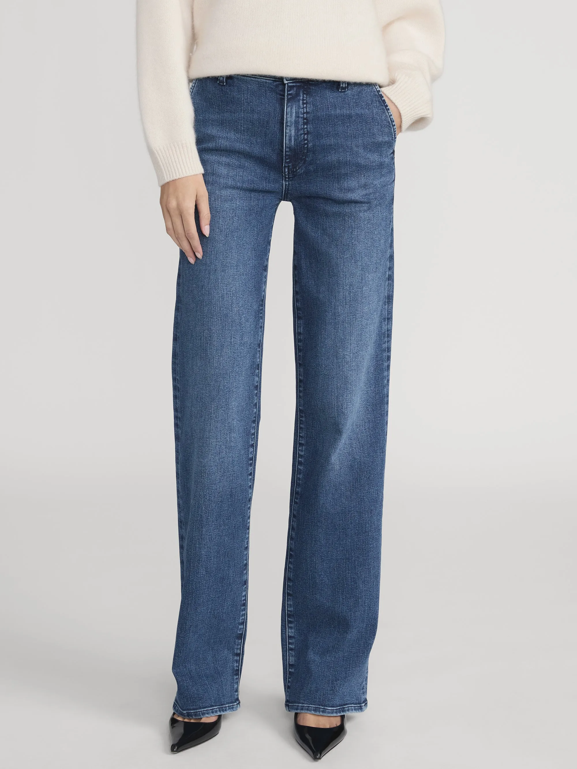 The Straight Trouser -- Foxley sold by Frame Denim product image thumbnail 3