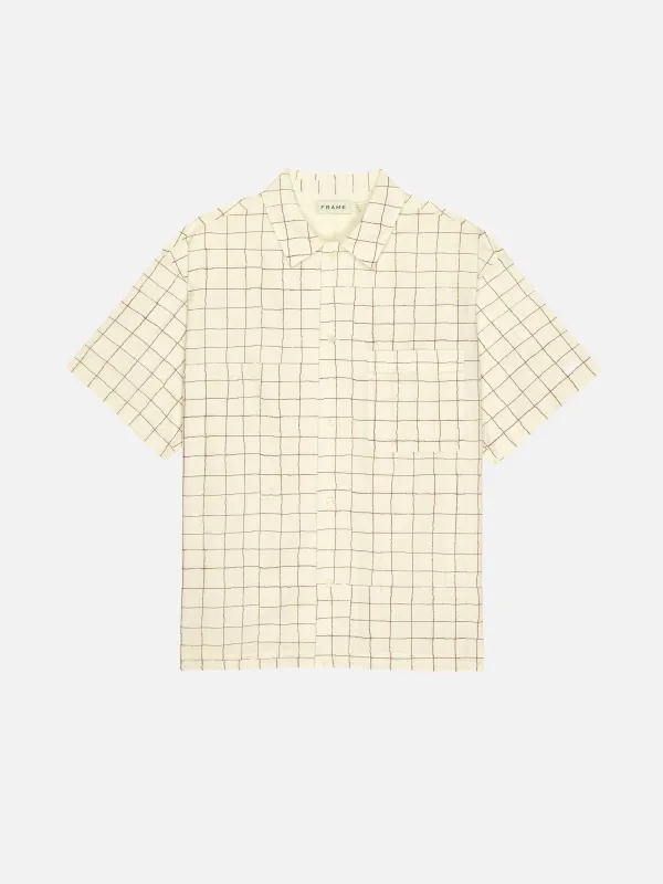 Vintage Print Shirt -- Cream Multi sold by Frame Denim