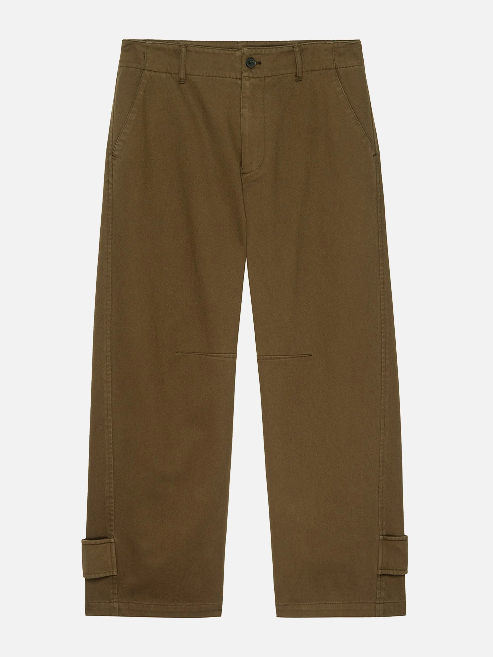 The Twisted Trouser -- Forest Moss sold by Frame Denim