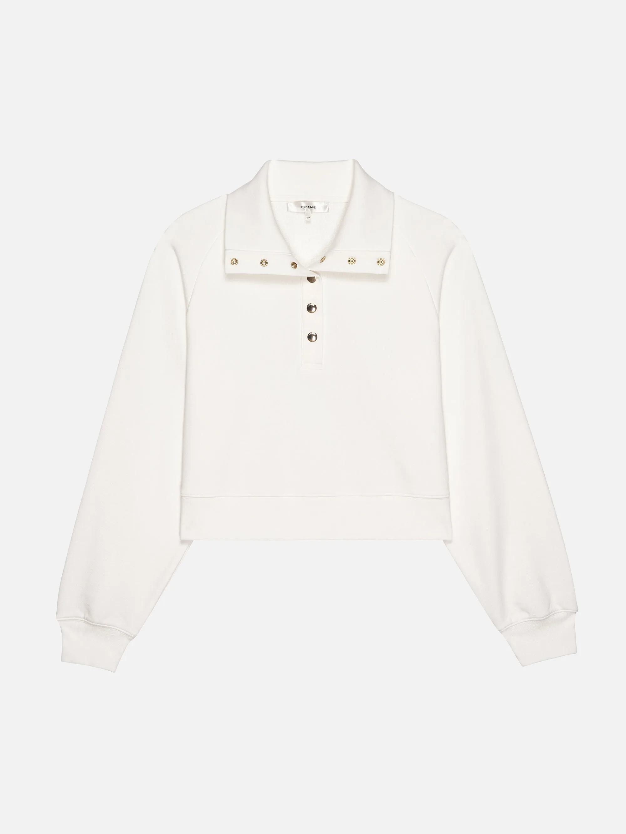 The Coach Sweatshirt -- Cream sold by Frame Denim