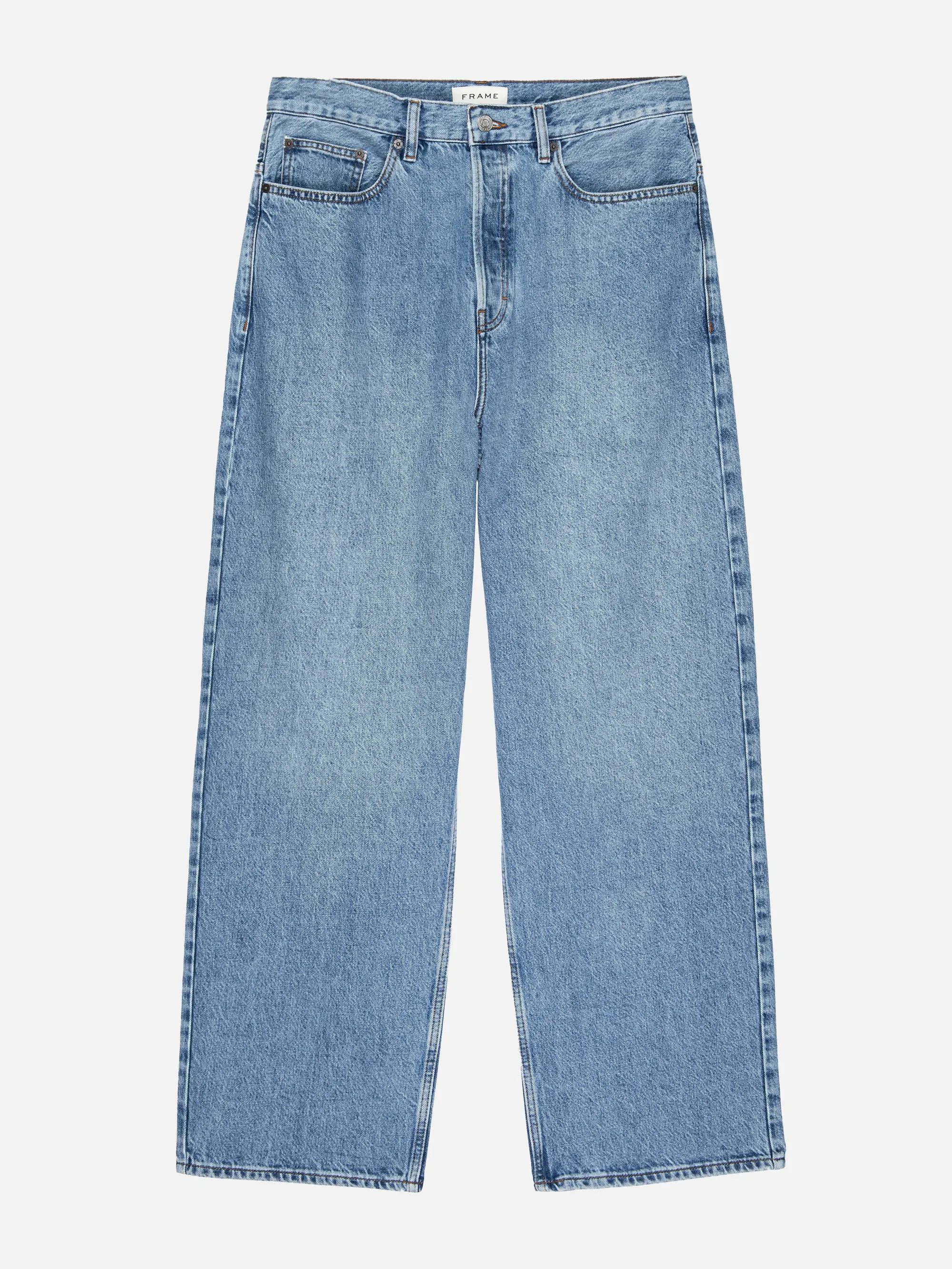 Baggy Jean -- Bonair Light Destructed sold by Frame Denim