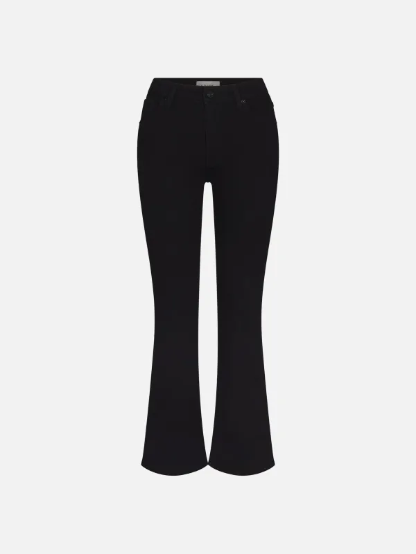 The Reboot Crop -- Black sold by Frame Denim