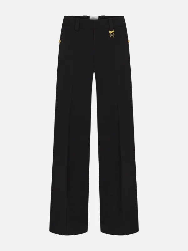 The Ritz City Pant -- Black sold by Frame Denim