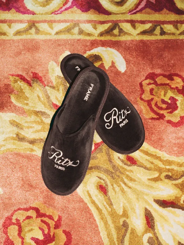 Ritz Unisex House Slippers -- Chocolate Brown made by Frame Denim