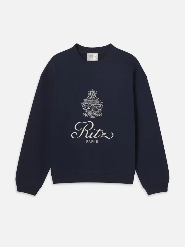 Ritz Unisex Sweatshirt -- Dark Navy made by Frame Denim
