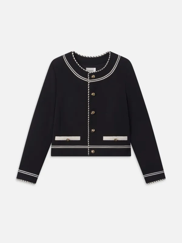 The Prim Jacket -- Black sold by Frame Denim