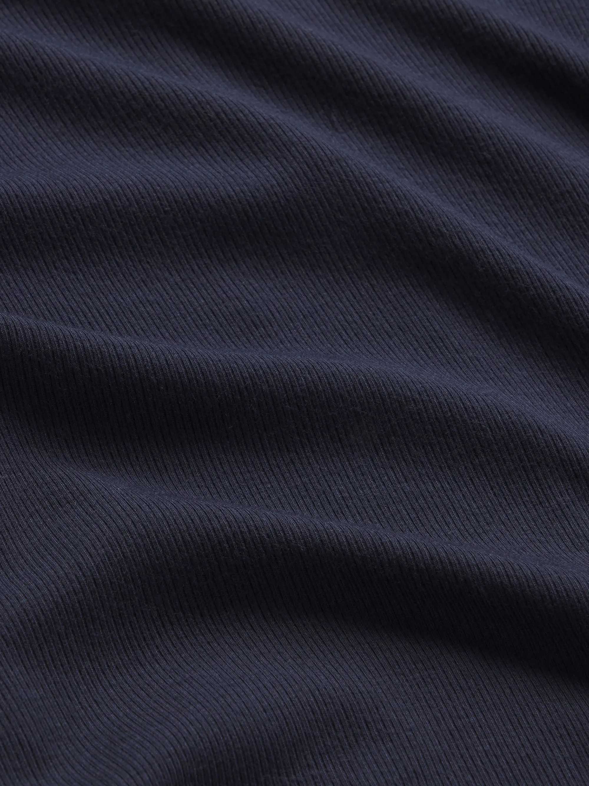 The Long Sleeve Rib Crew -- Navy sold by Frame Denim product image thumbnail 4
