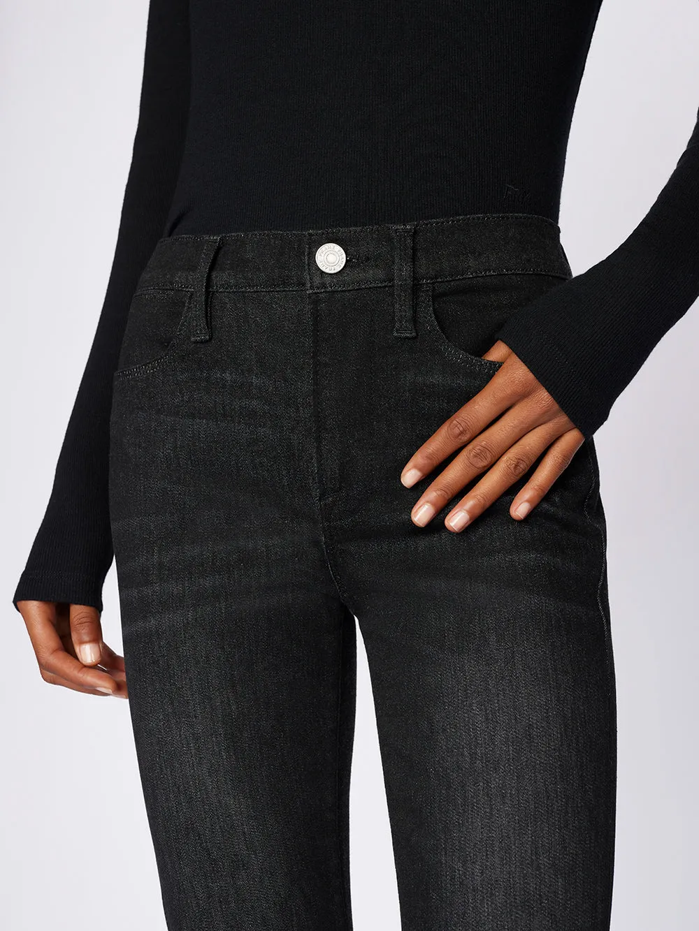 Le Shape High Skinny -- Corvo Slit sold by Frame Denim product image thumbnail 3