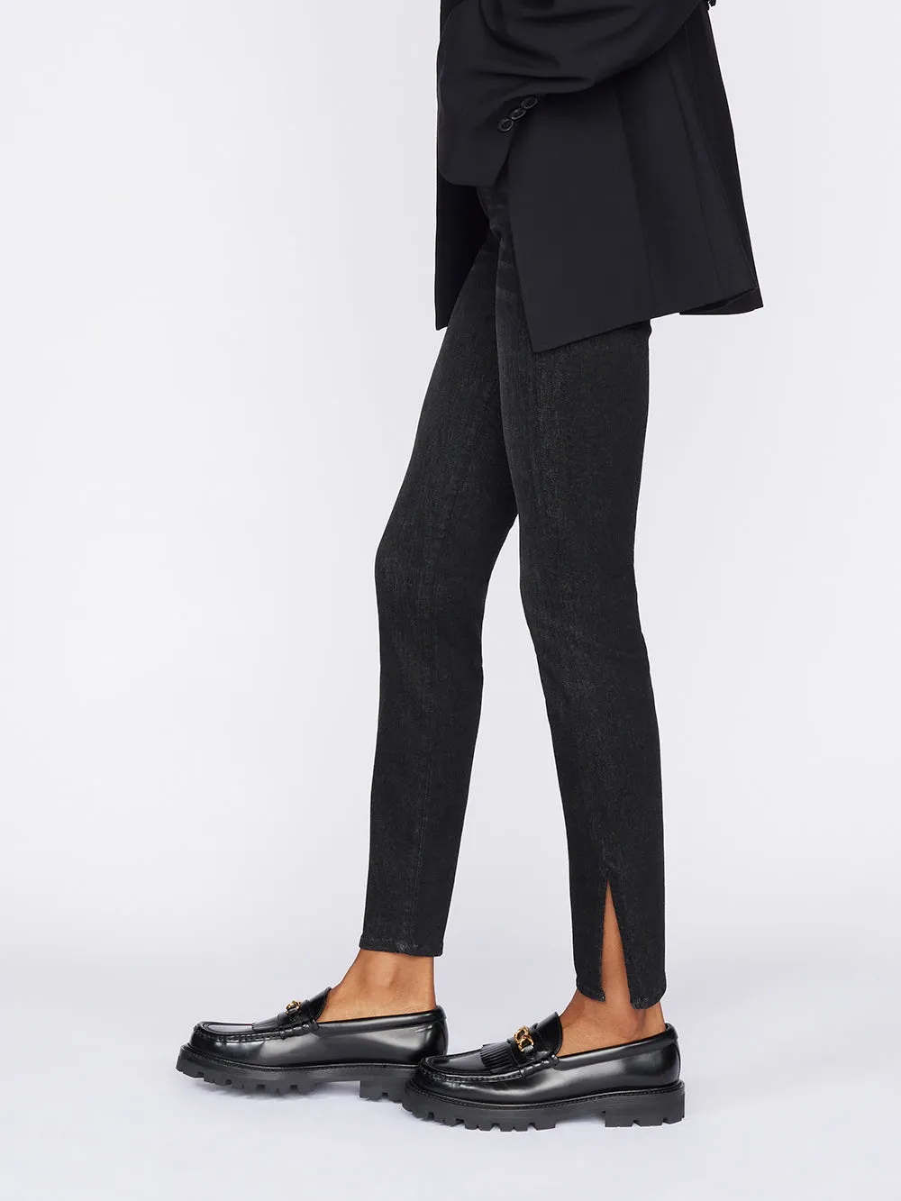 Le Shape High Skinny -- Corvo Slit sold by Frame Denim product image thumbnail 5