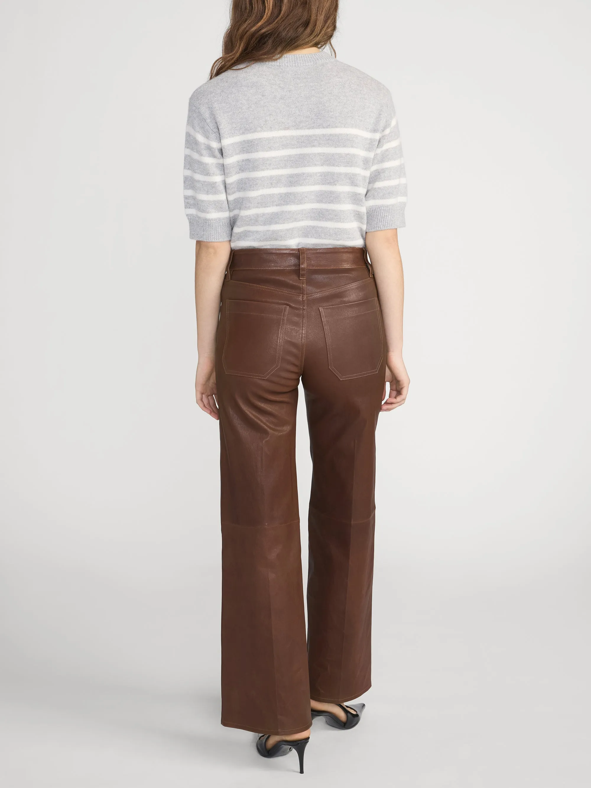 The Cashmere Easy Crew -- Grey Multi sold by Frame Denim product image thumbnail 5