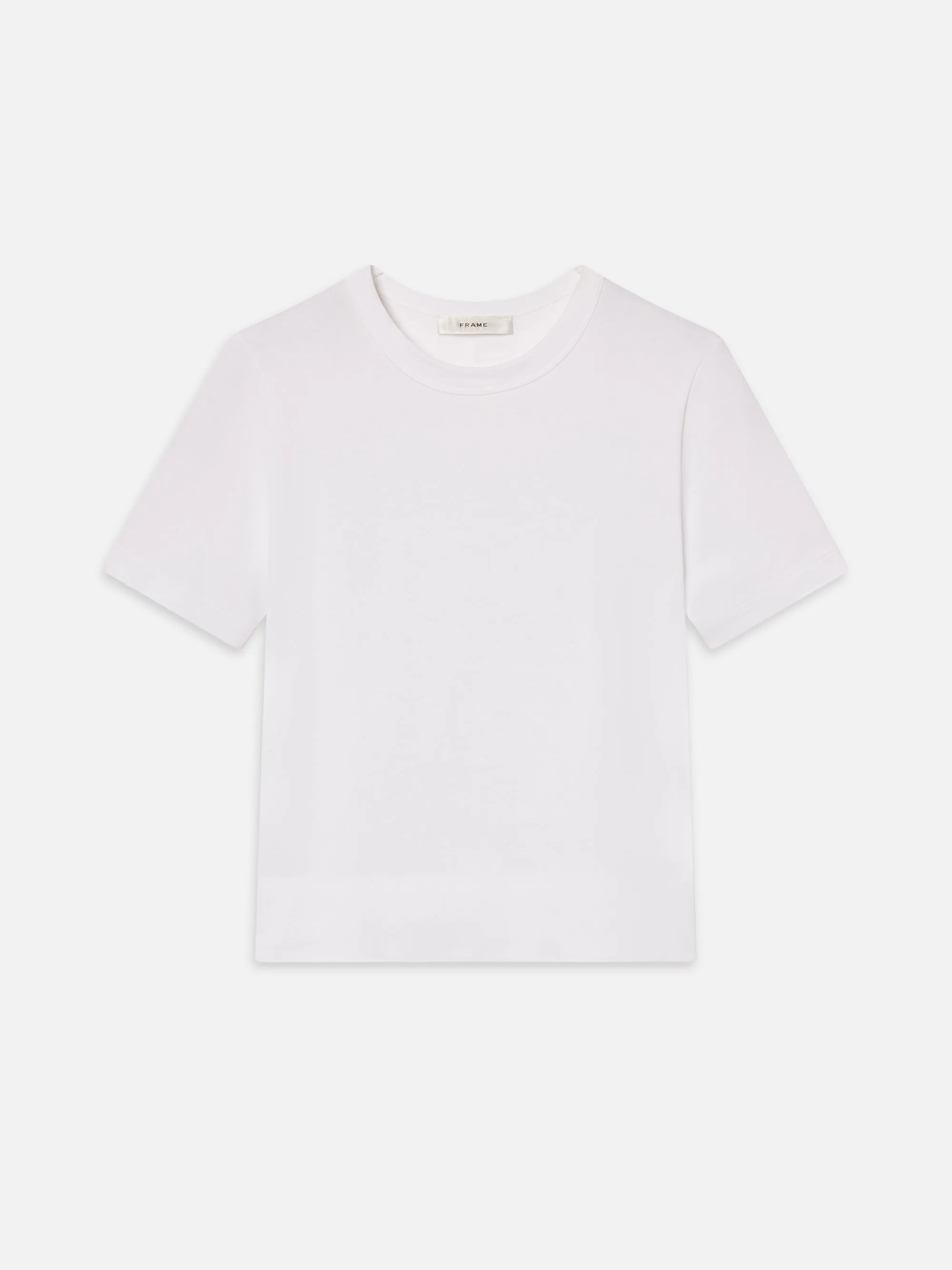 The Boxy Tee -- White sold by Frame Denim