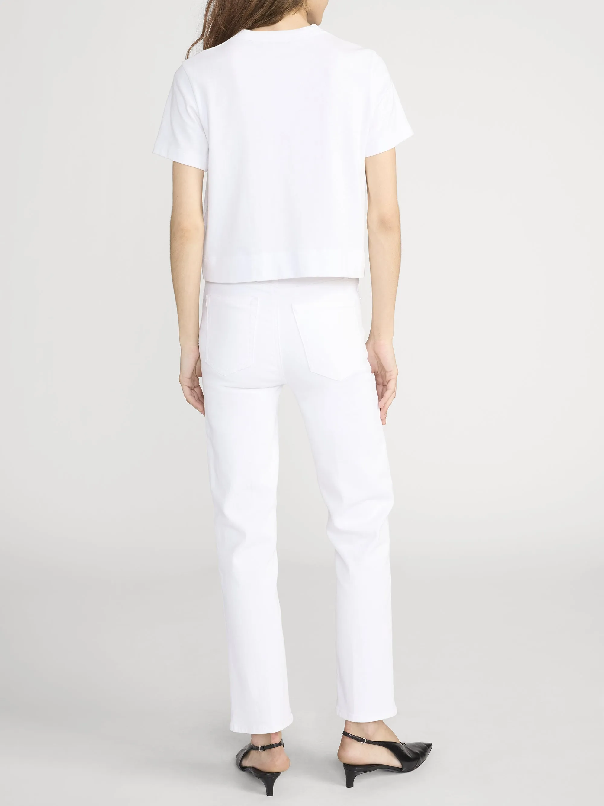 The Boxy Tee -- White sold by Frame Denim product image thumbnail 5
