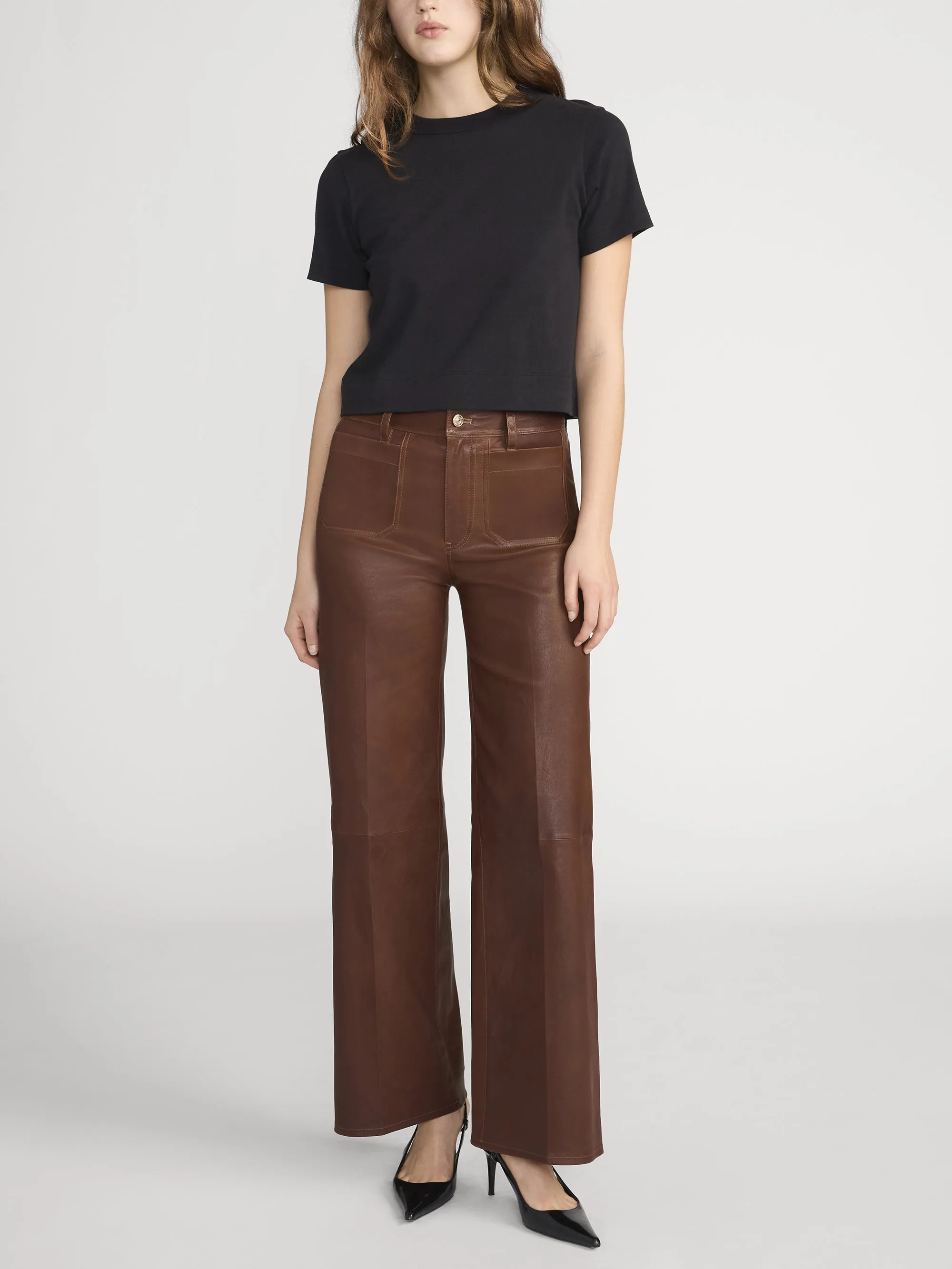 The Boxy Tee -- Black sold by Frame Denim product image thumbnail 2