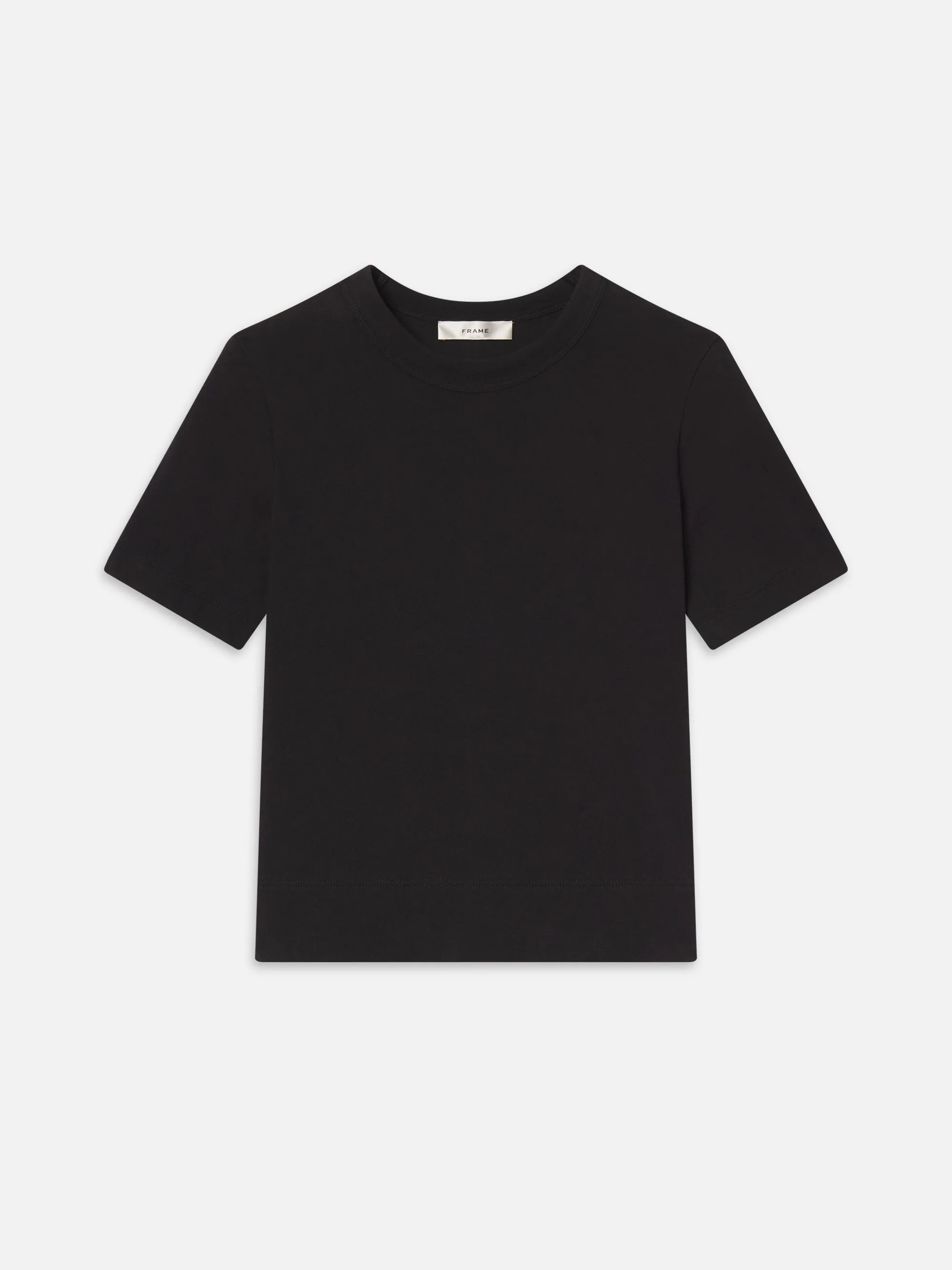 The Boxy Tee -- Black sold by Frame Denim