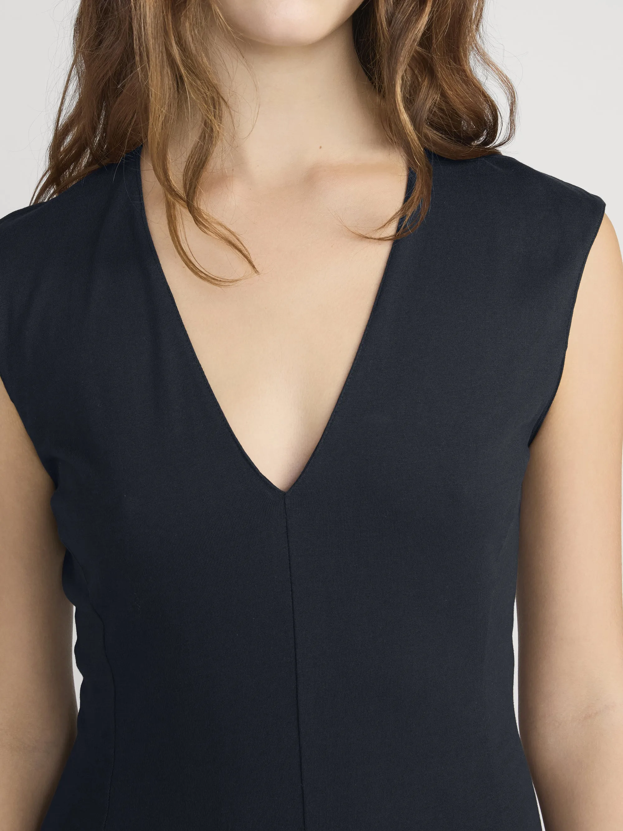 The Studio Dress -- Navy sold by Frame Denim product image thumbnail 4