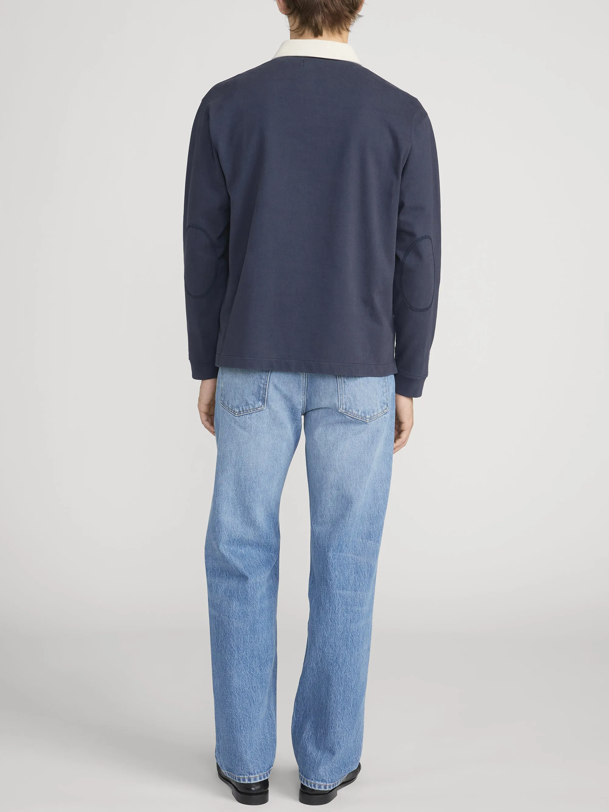 Rugby Polo Shirt -- Dark Navy sold by Frame Denim product image thumbnail 5