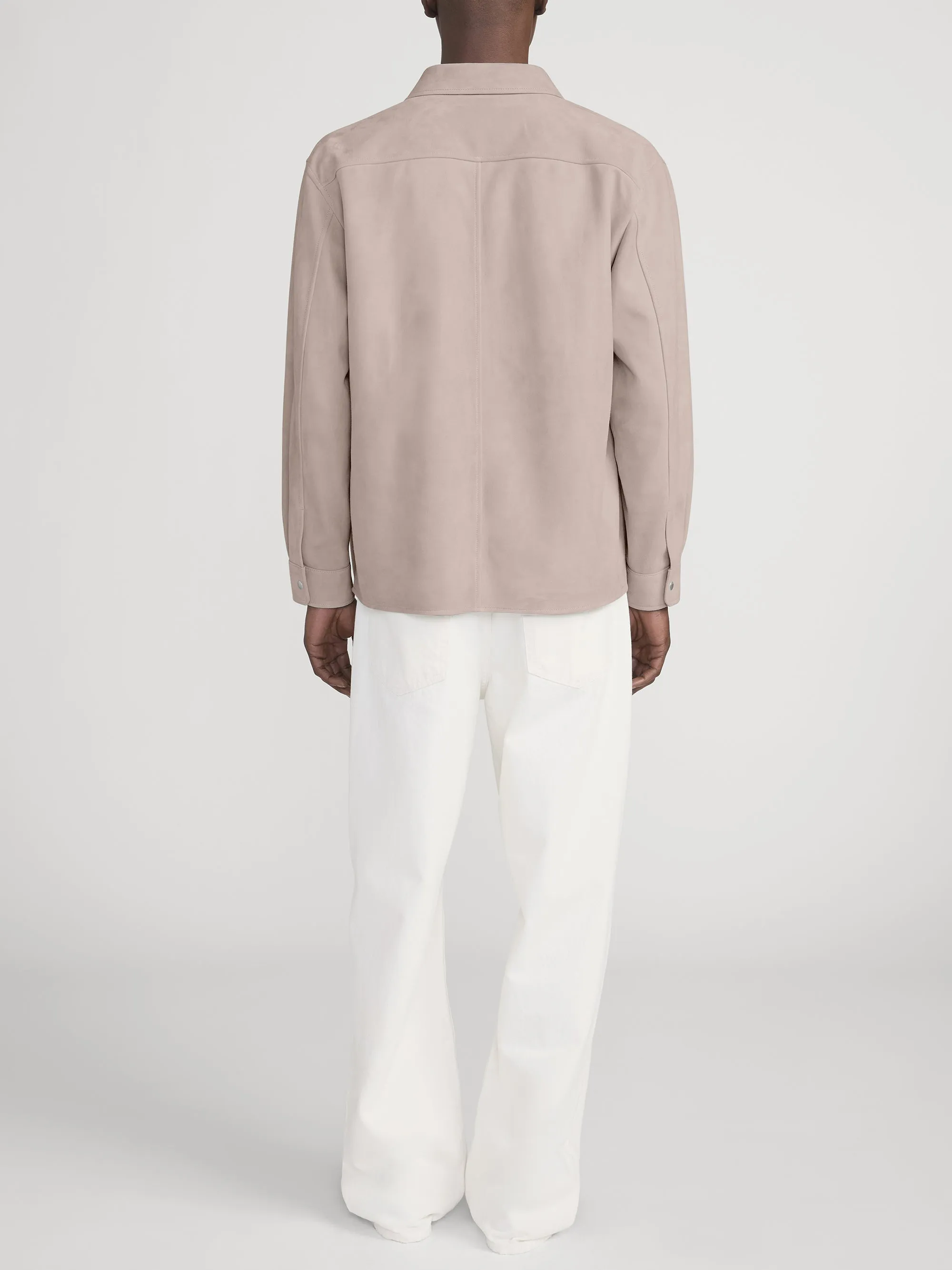 Suede Shirt -- Smoky Mauve sold by Frame Denim product image thumbnail 5