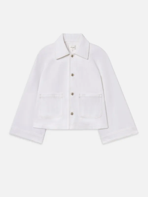 The Swing Jacket -- Au Natural Clean sold by Frame Denim