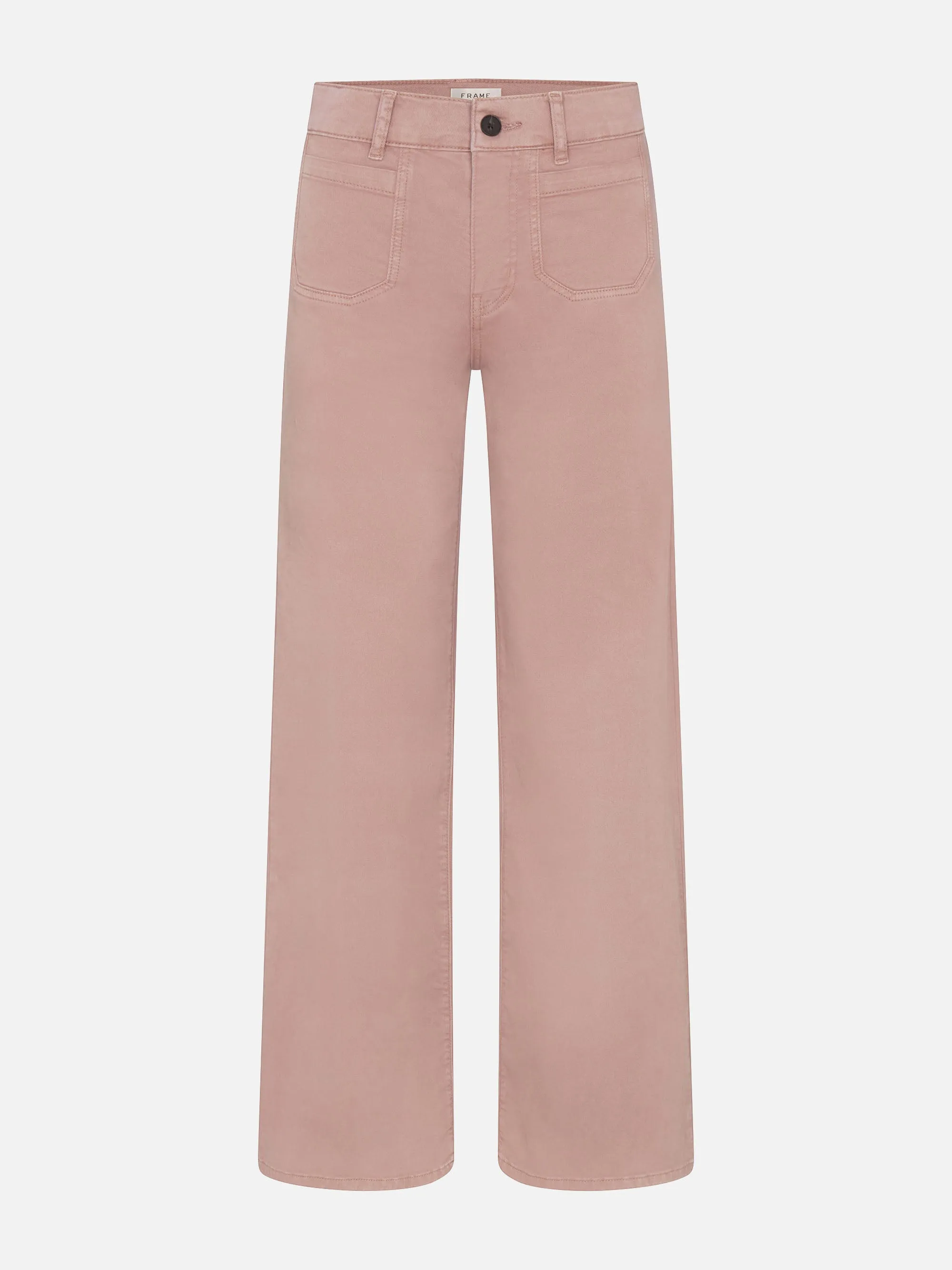 Le Slim Palazzo Modernist Pocket -- Mauve sold by Frame Denim