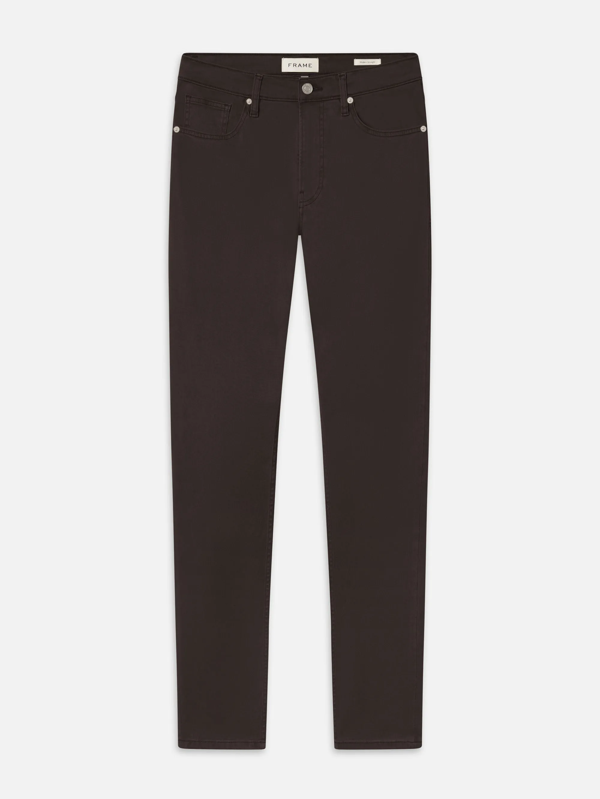Modern Straight -- Dark Chocolate sold by Frame Denim