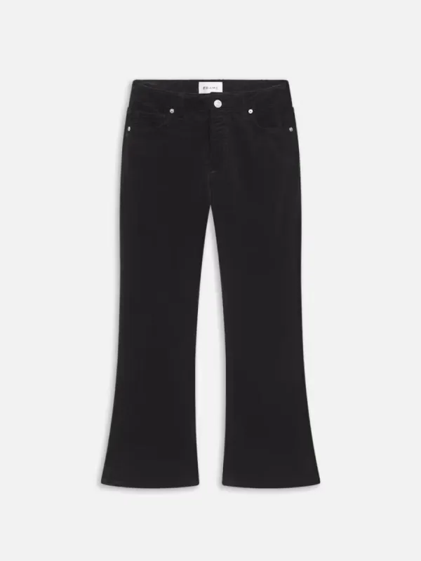 Le Crop Mini Boot Corduroy -- Black sold by Frame Denim