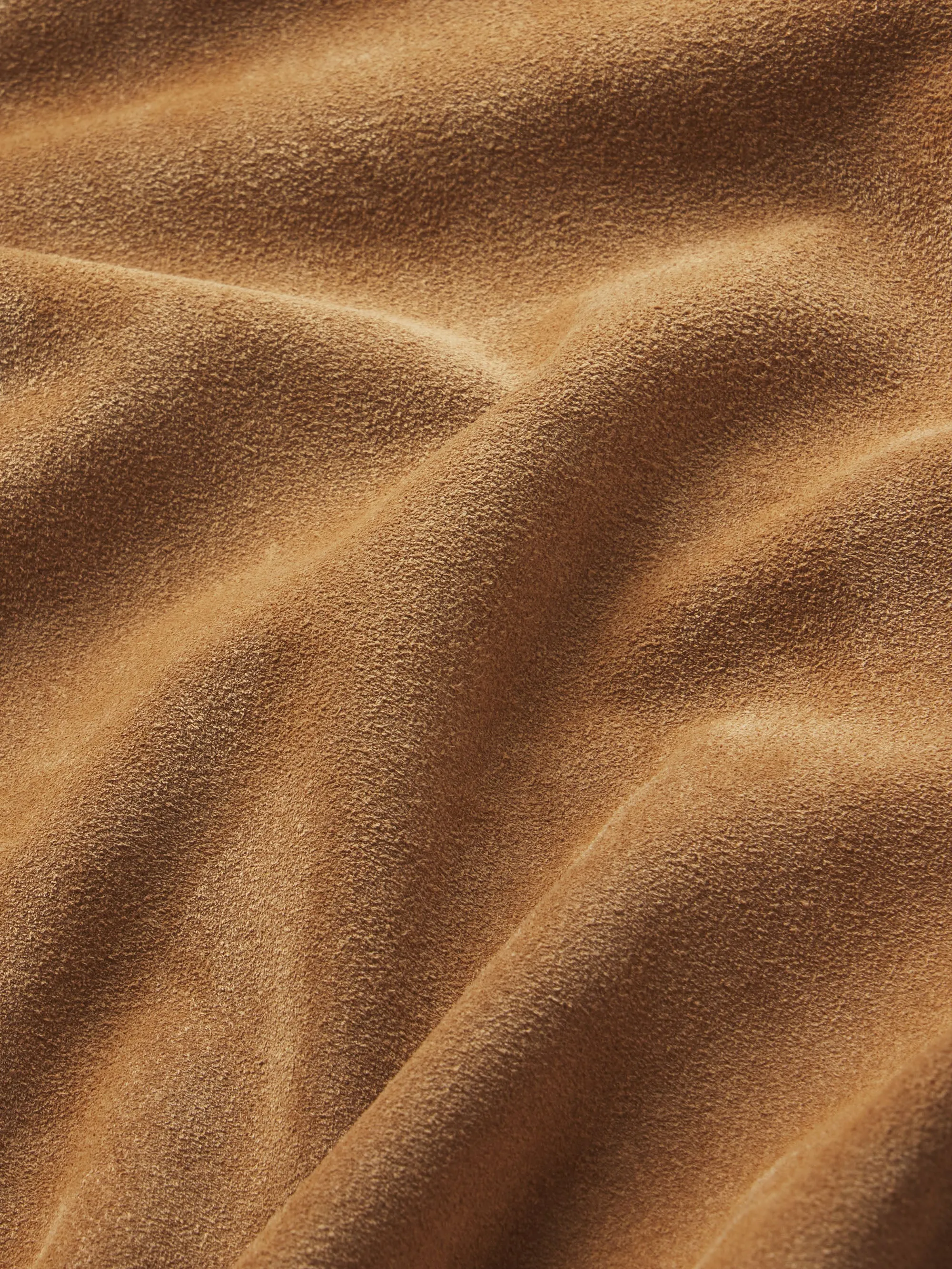 The Suede Harrington Jacket -- Light Camel sold by Frame Denim product image thumbnail 4