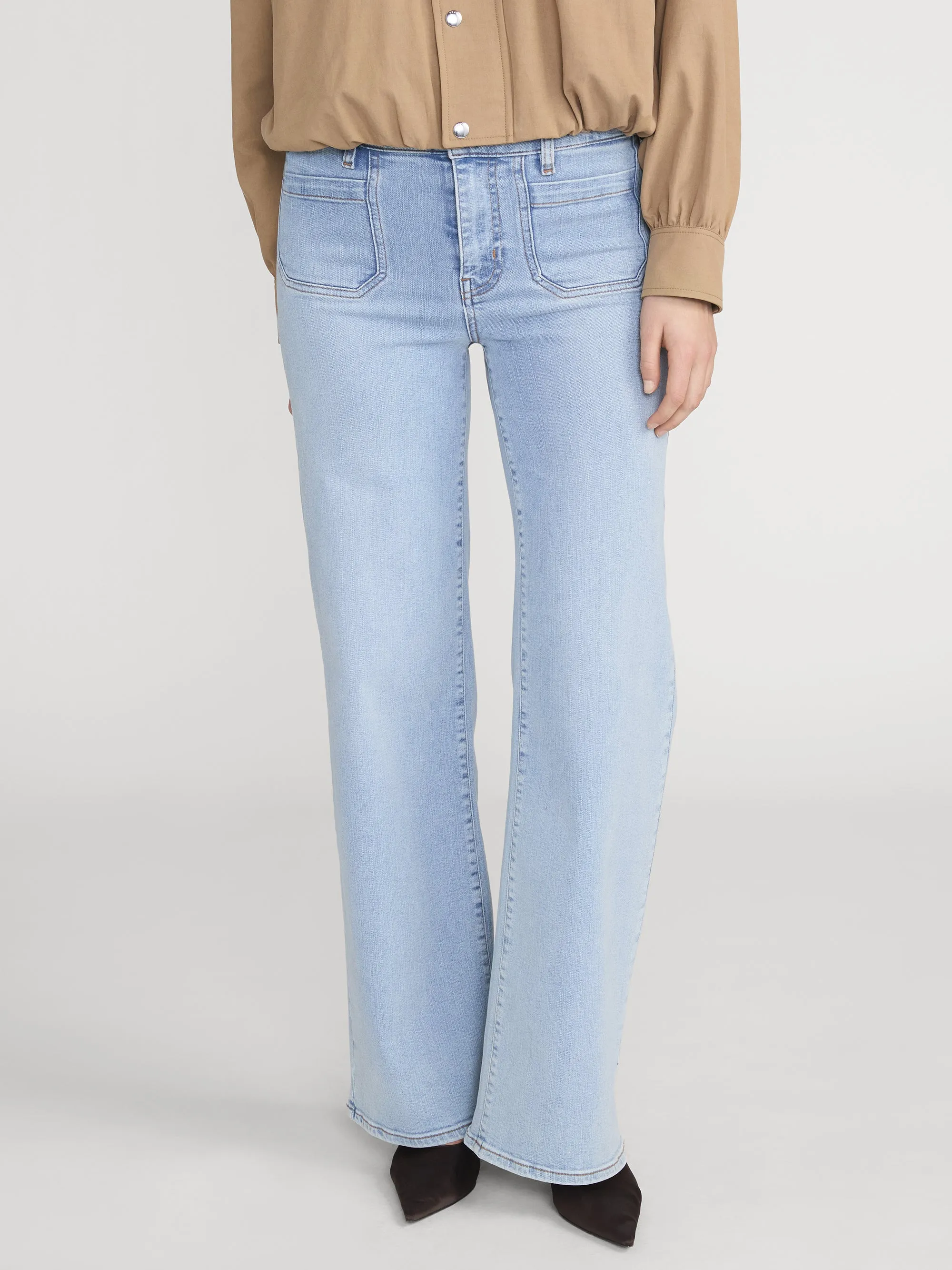 Le Slim Palazzo Modernist Pocket -- Tribute sold by Frame Denim product image thumbnail 3
