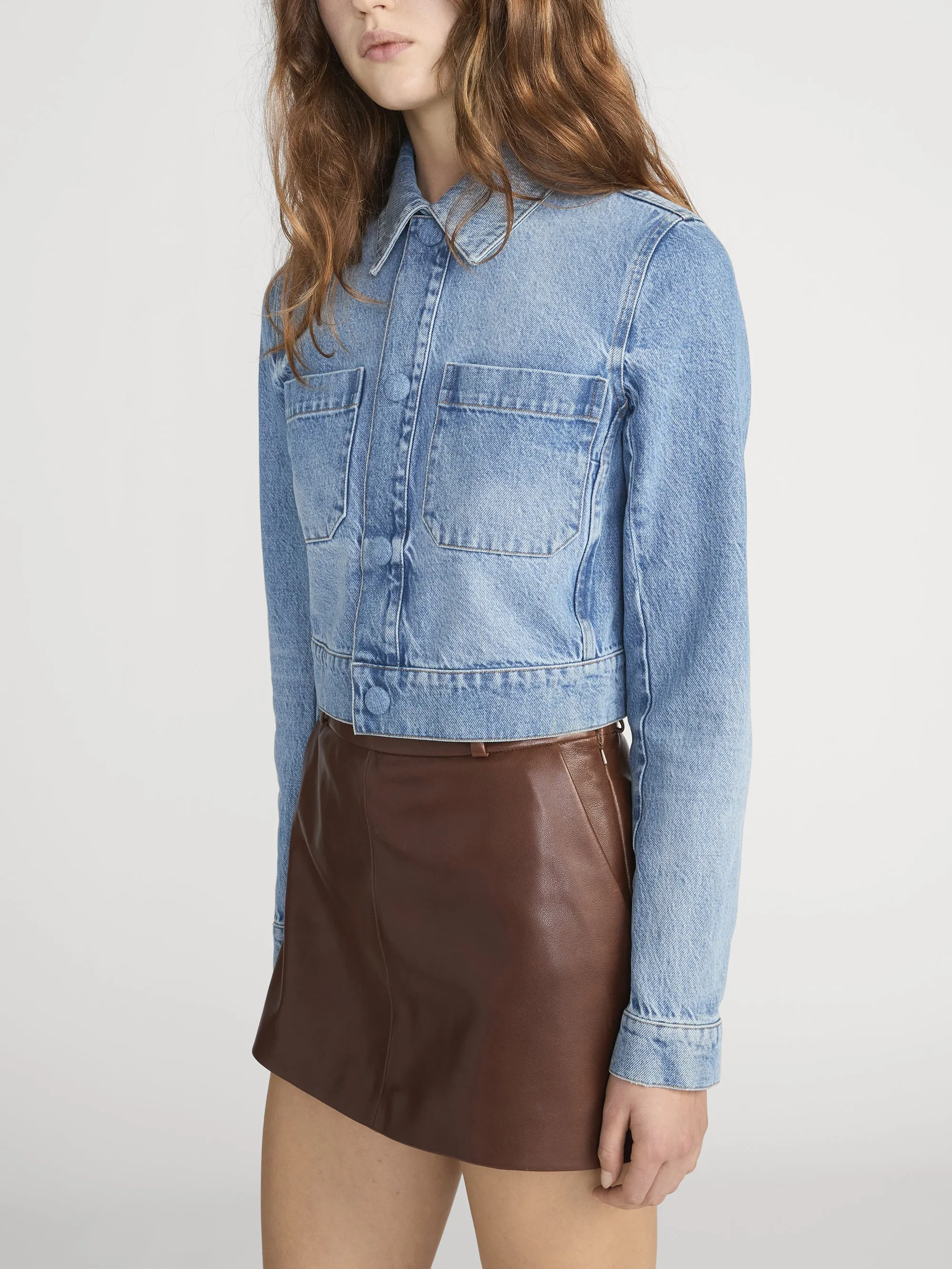 The Small Denim Jacket -- Dawn sold by Frame Denim product image thumbnail 4