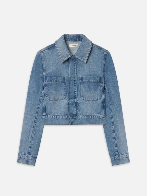 The Small Denim Jacket -- Dawn sold by Frame Denim