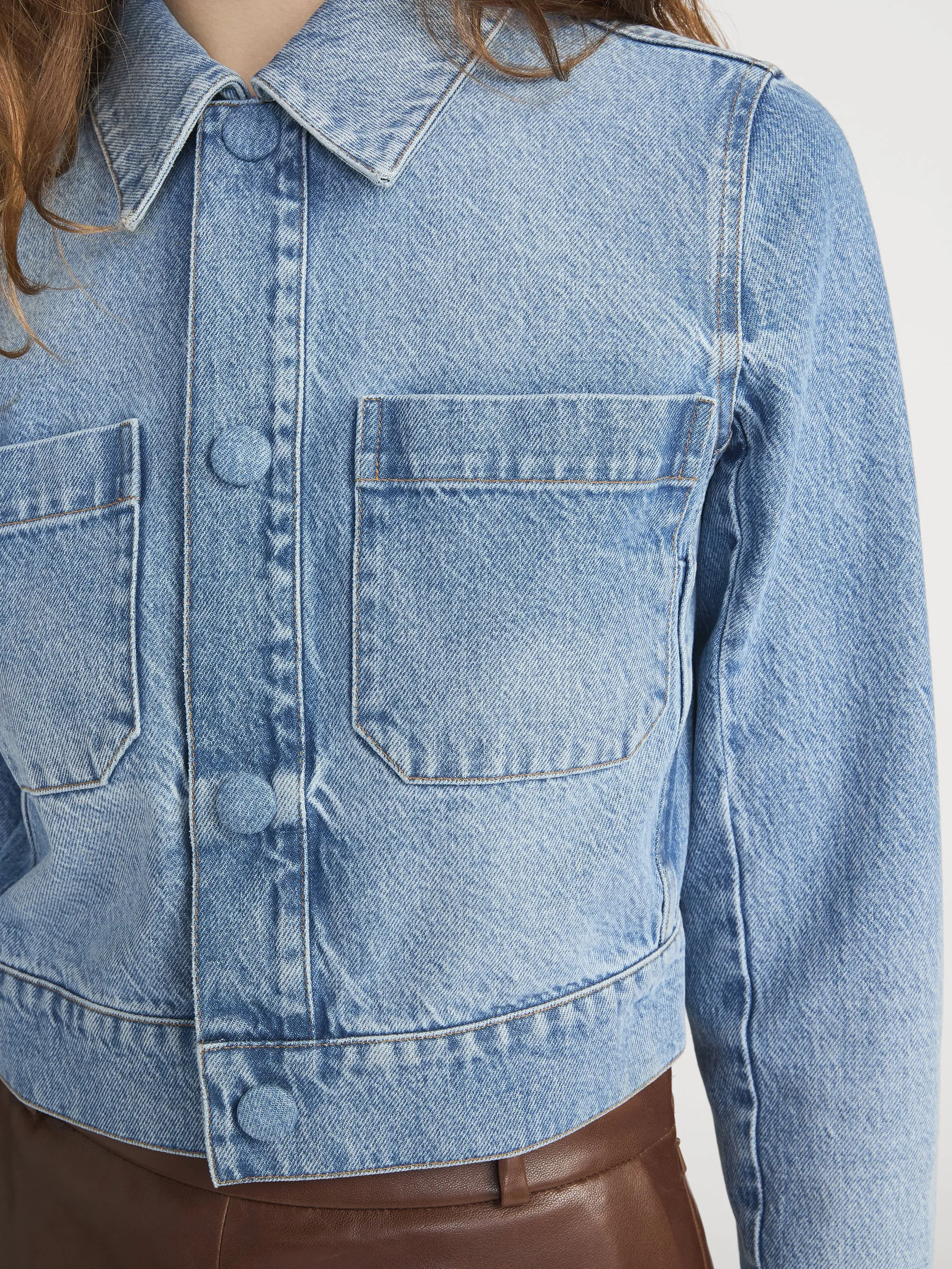 The Small Denim Jacket -- Dawn sold by Frame Denim product image thumbnail 5