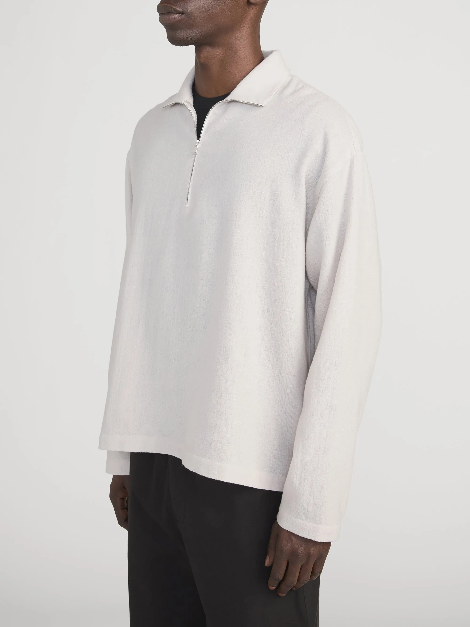 Half Zip Overshirt Jacket -- Light Taupe sold by Frame Denim product image thumbnail 4