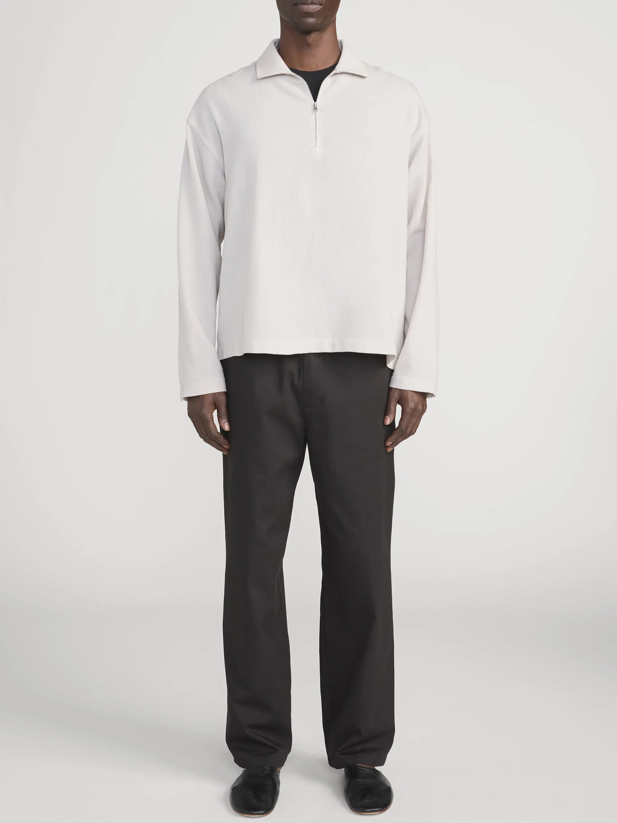 Half Zip Overshirt Jacket -- Light Taupe sold by Frame Denim product image thumbnail 2