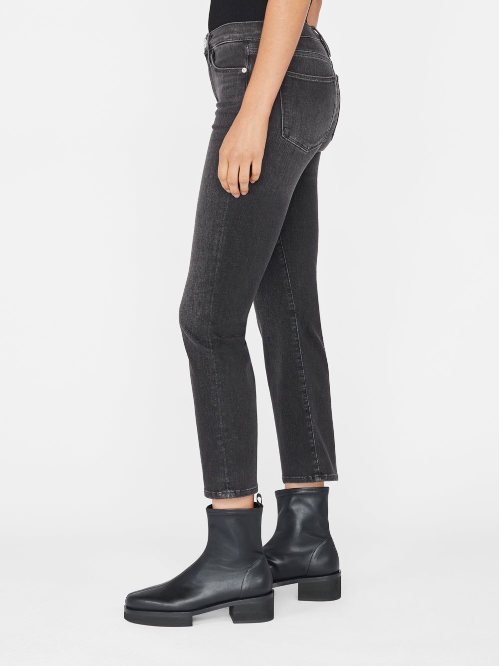 Le Shape High Straight -- Tinsley sold by Frame Denim product image thumbnail 4