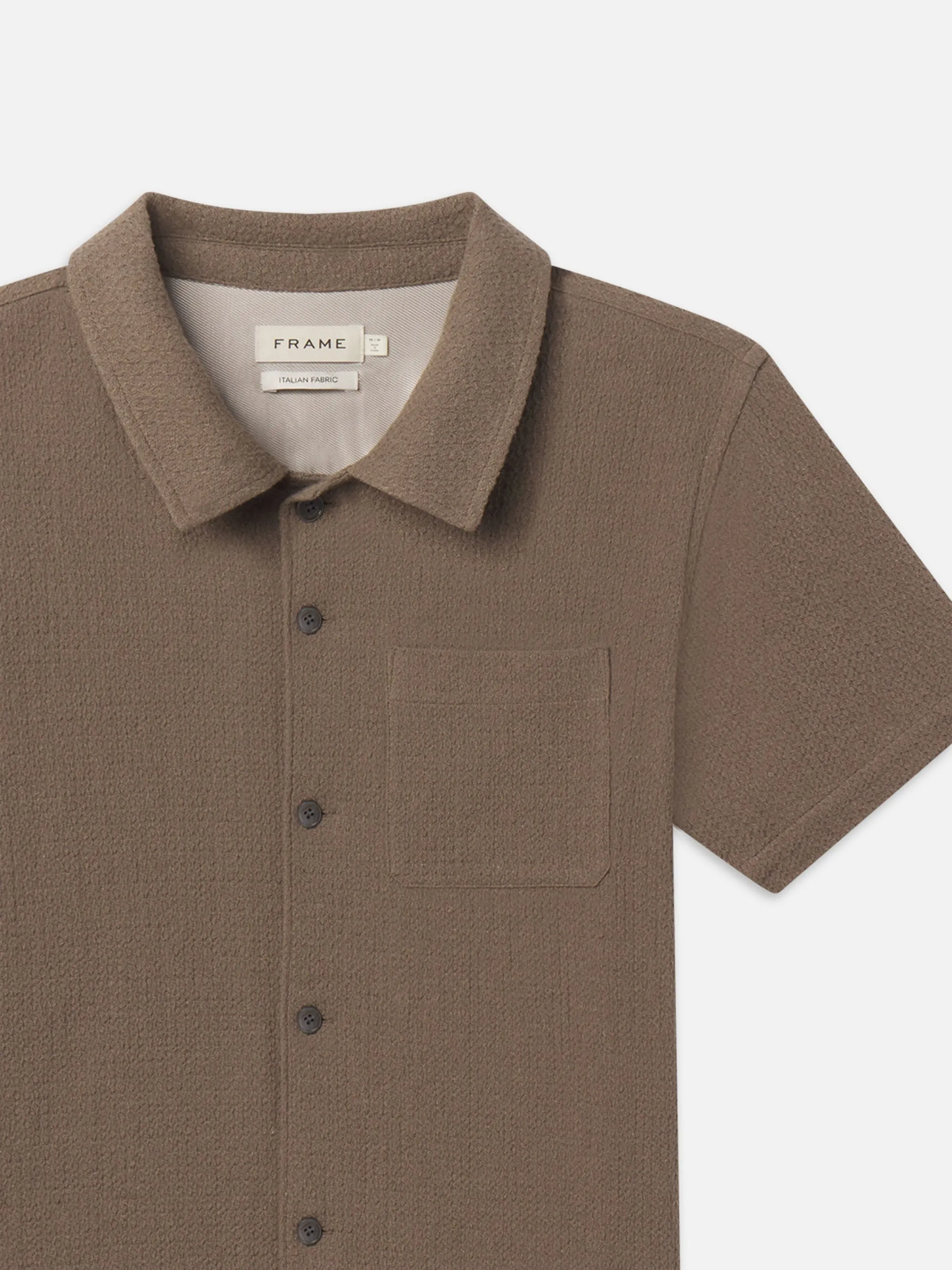 Open Weave Shirt -- Warm Grey sold by Frame Denim product image thumbnail 2
