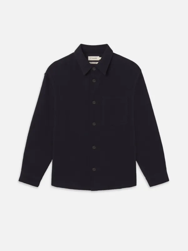 Open Weave Shirt -- Dark Navy sold by Frame Denim