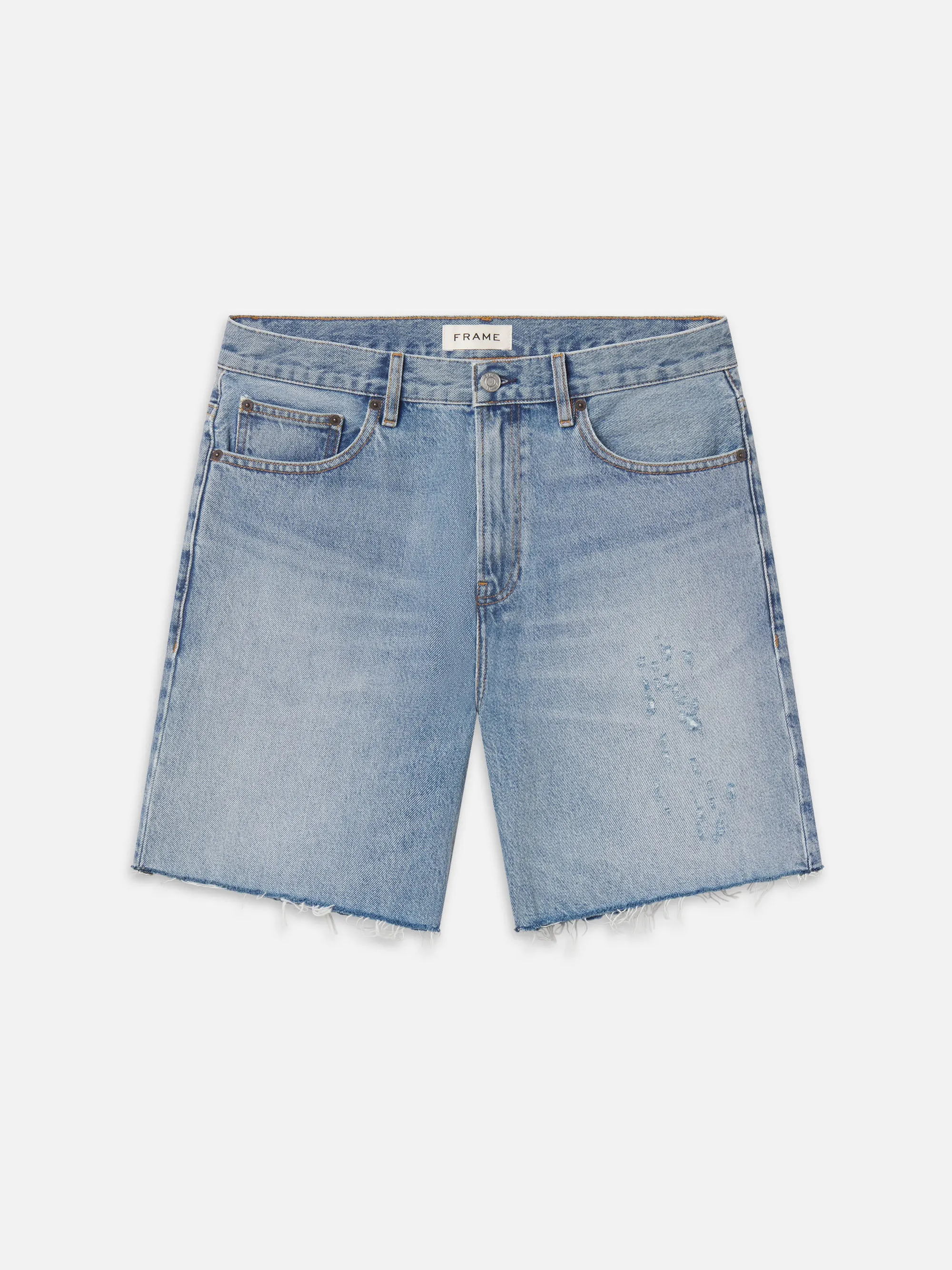 Relaxed Short -- Raw Hem Aeris sold by Frame Denim