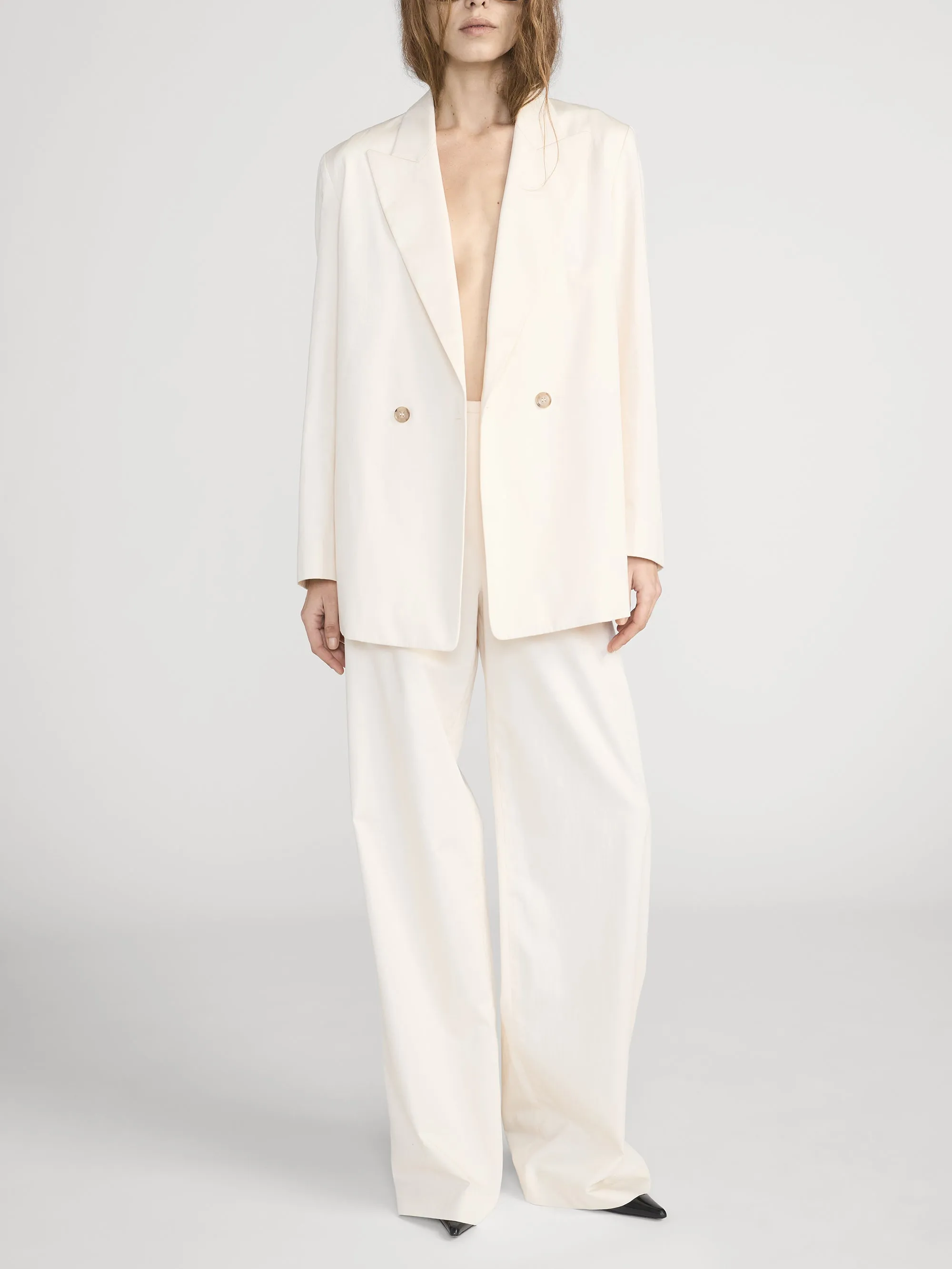 The Lounge Blazer -- Ecru sold by Frame Denim product image thumbnail 2