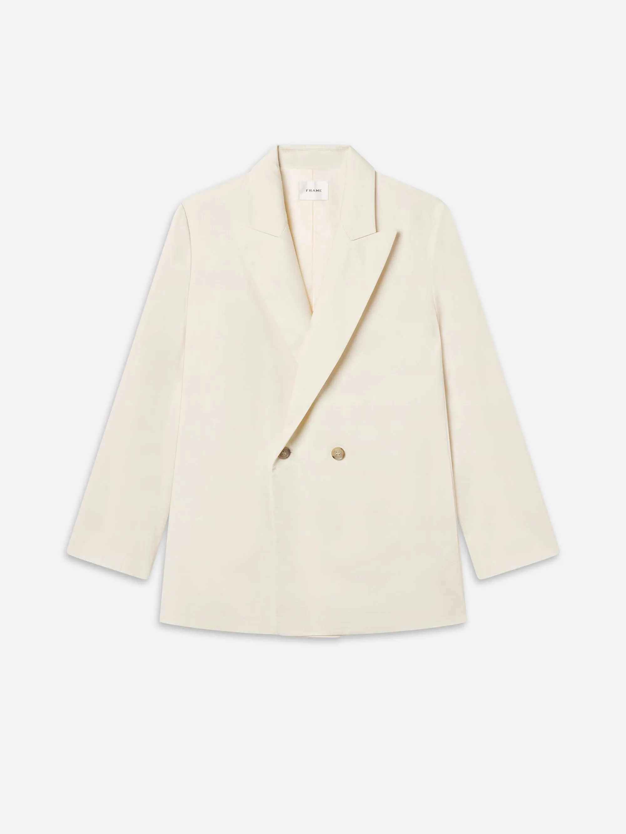 The Lounge Blazer -- Ecru sold by Frame Denim