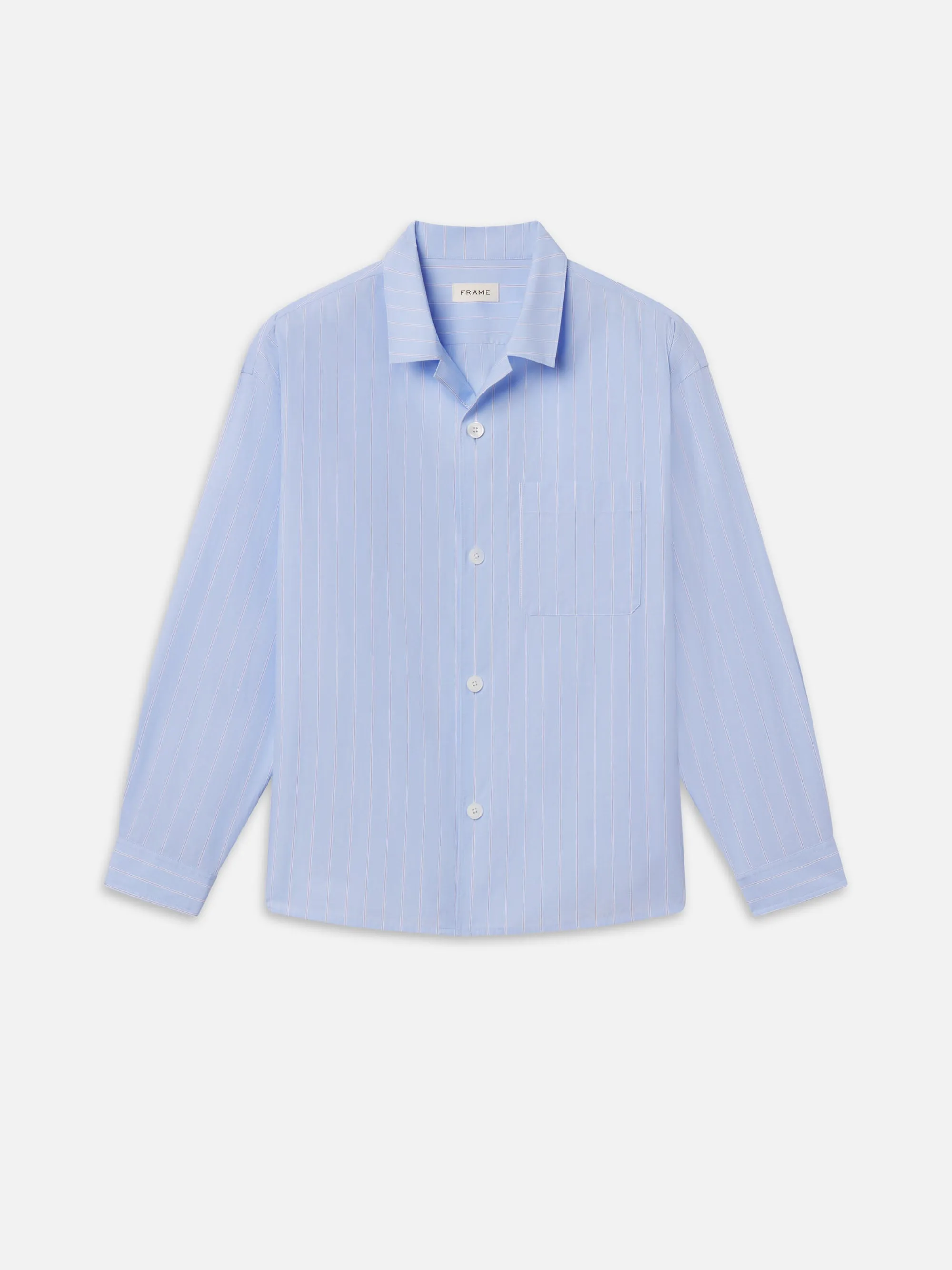 Pajama Shirt -- Blue Stripe sold by Frame Denim