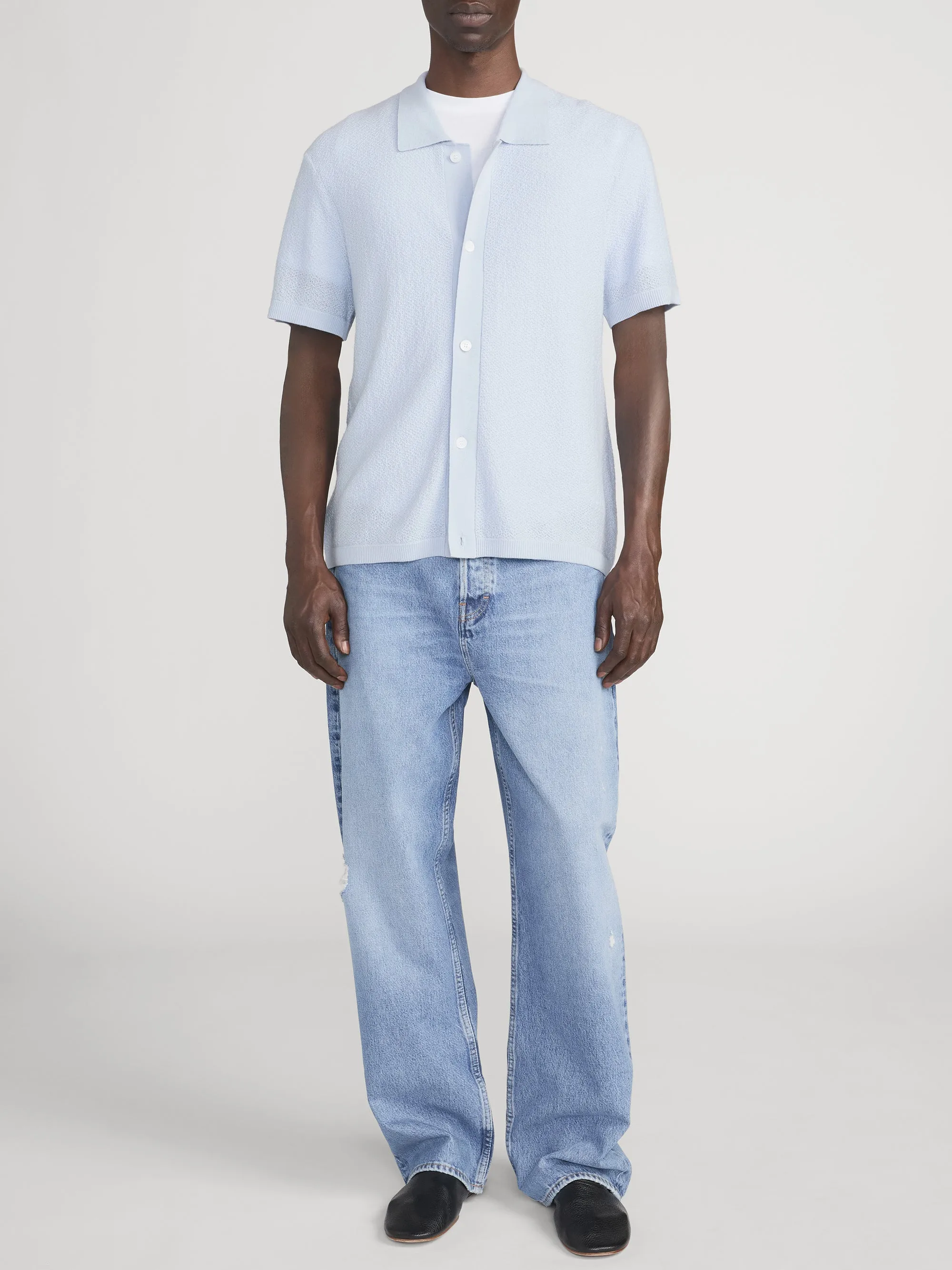 Cardigan Sweater -- Pale Blue sold by Frame Denim product image thumbnail 2