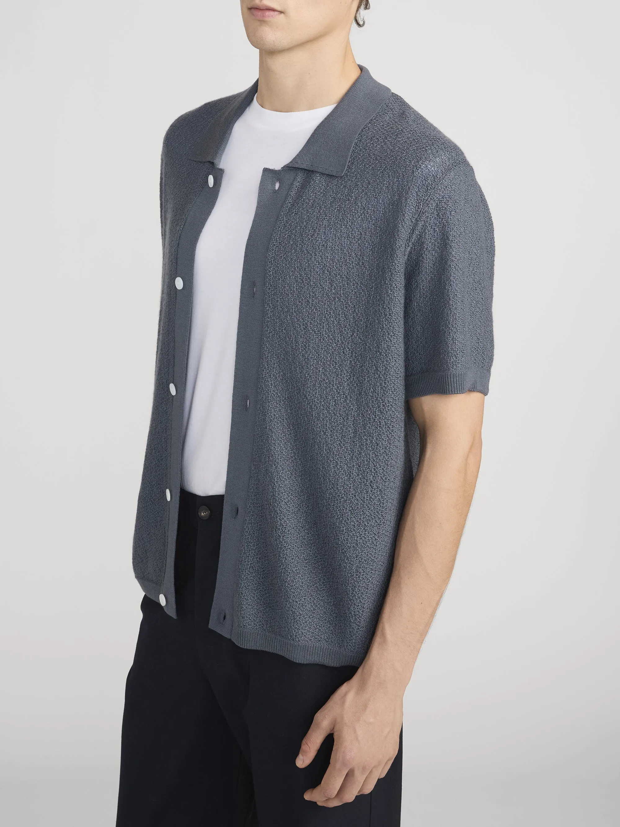 Cardigan Sweater -- Blue Grey sold by Frame Denim product image thumbnail 4