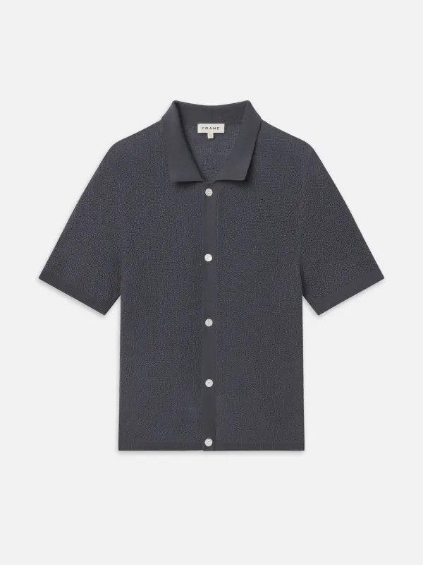 Cardigan Sweater -- Blue Grey sold by Frame Denim