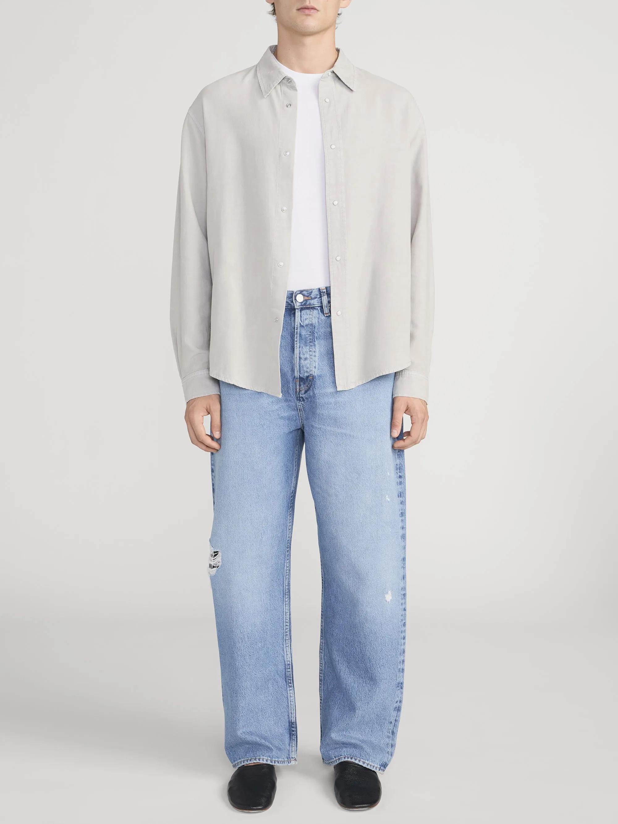 Classic shirt -- Light Stone sold by Frame Denim product image thumbnail 2