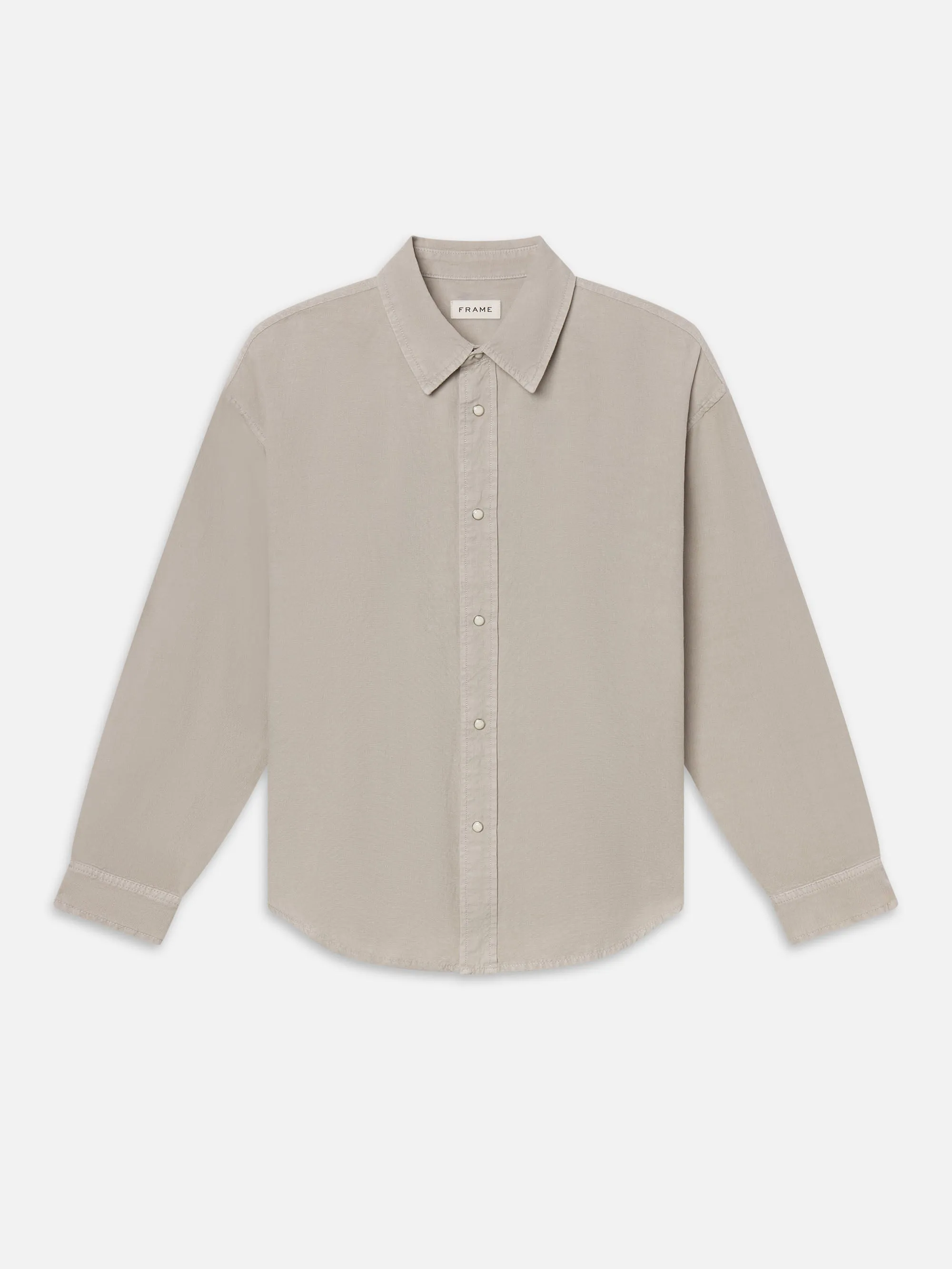 Classic shirt -- Light Stone sold by Frame Denim