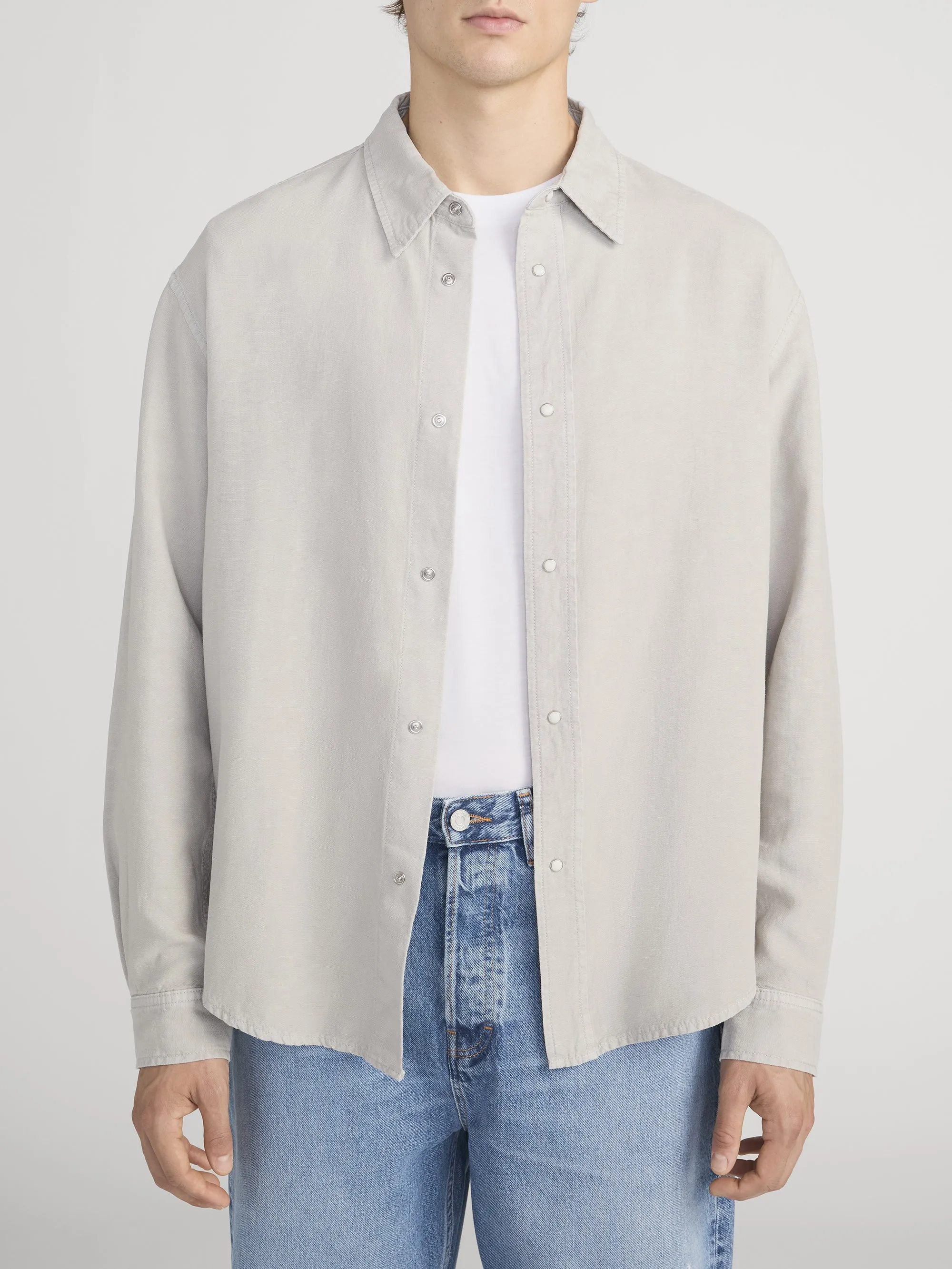 Classic shirt -- Light Stone sold by Frame Denim product image thumbnail 3