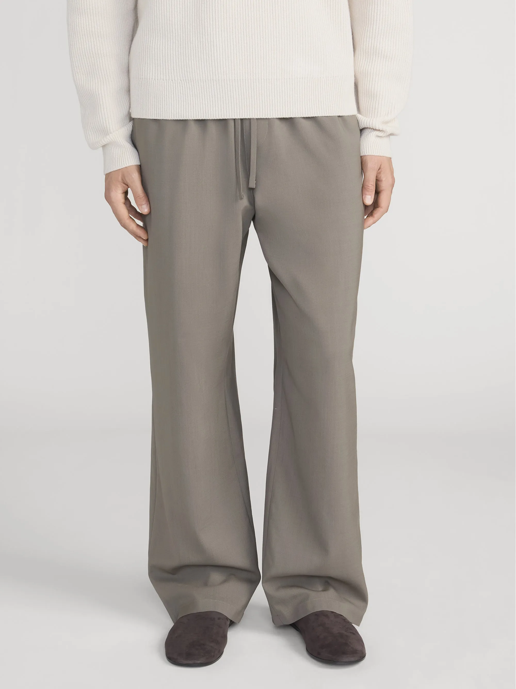 Easy Wide Leg Trousers -- Smoky Green sold by Frame Denim product image thumbnail 3